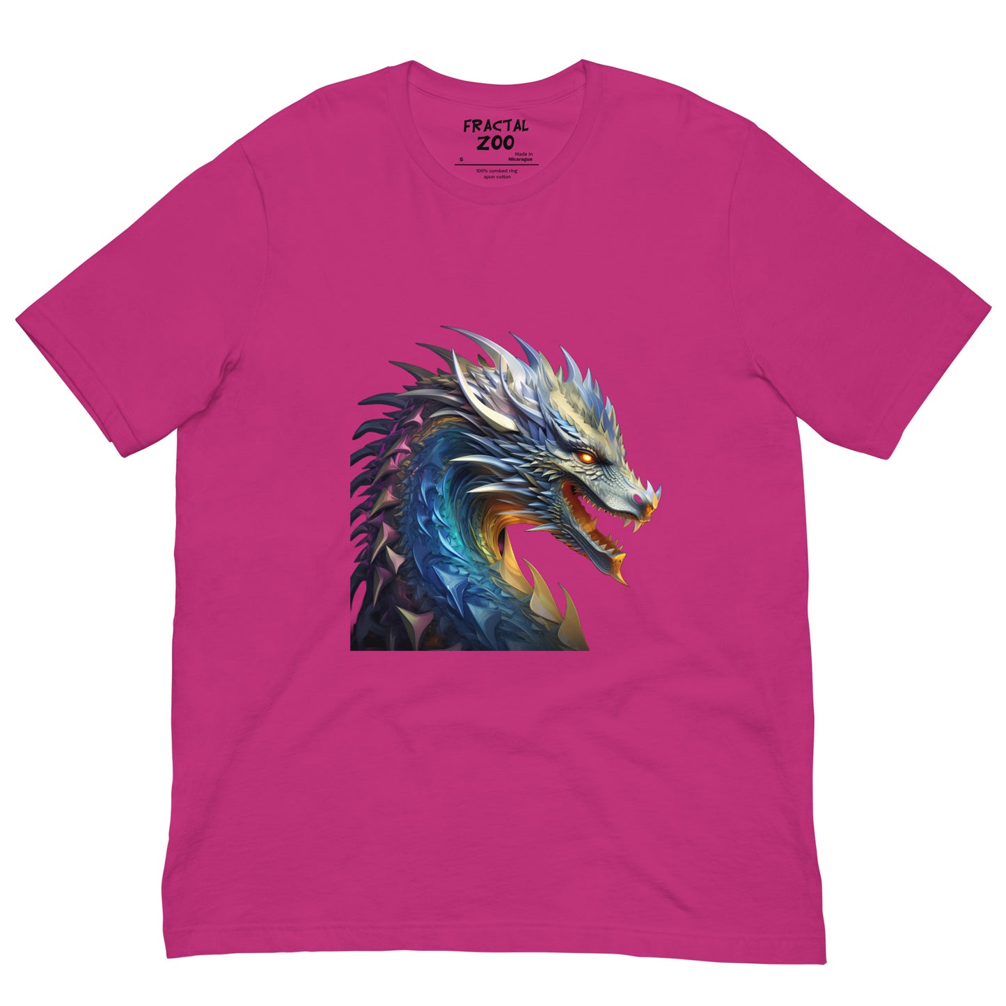 Celebrate Fantasy and Fractals with our Dragonfire Symphony Tee