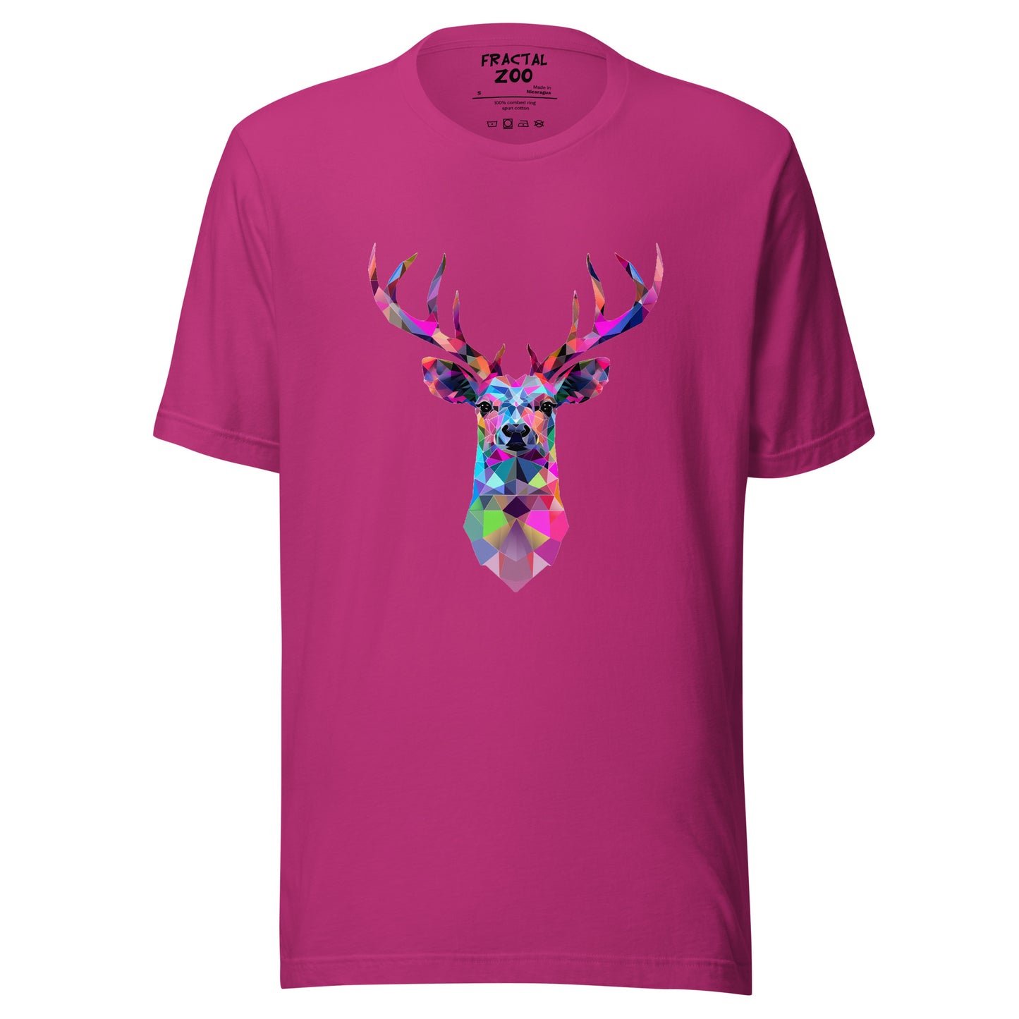 Eco-Friendly Fractal Buck T-Shirts | Nature-Inspired Fashion from Fractal Zoo