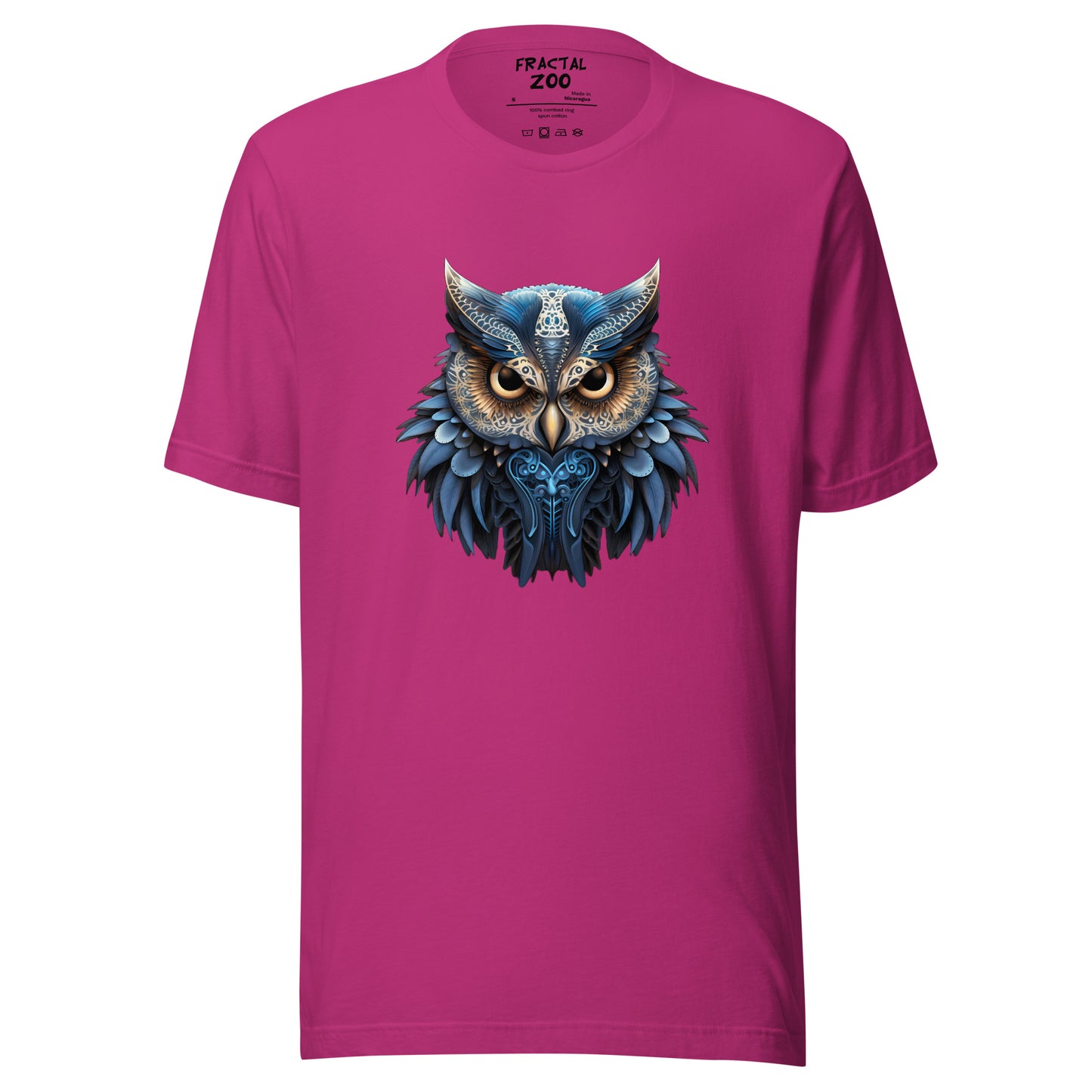 Mystic Owl Unisex t-shirt | Where Art and Nature Unite in Fashion