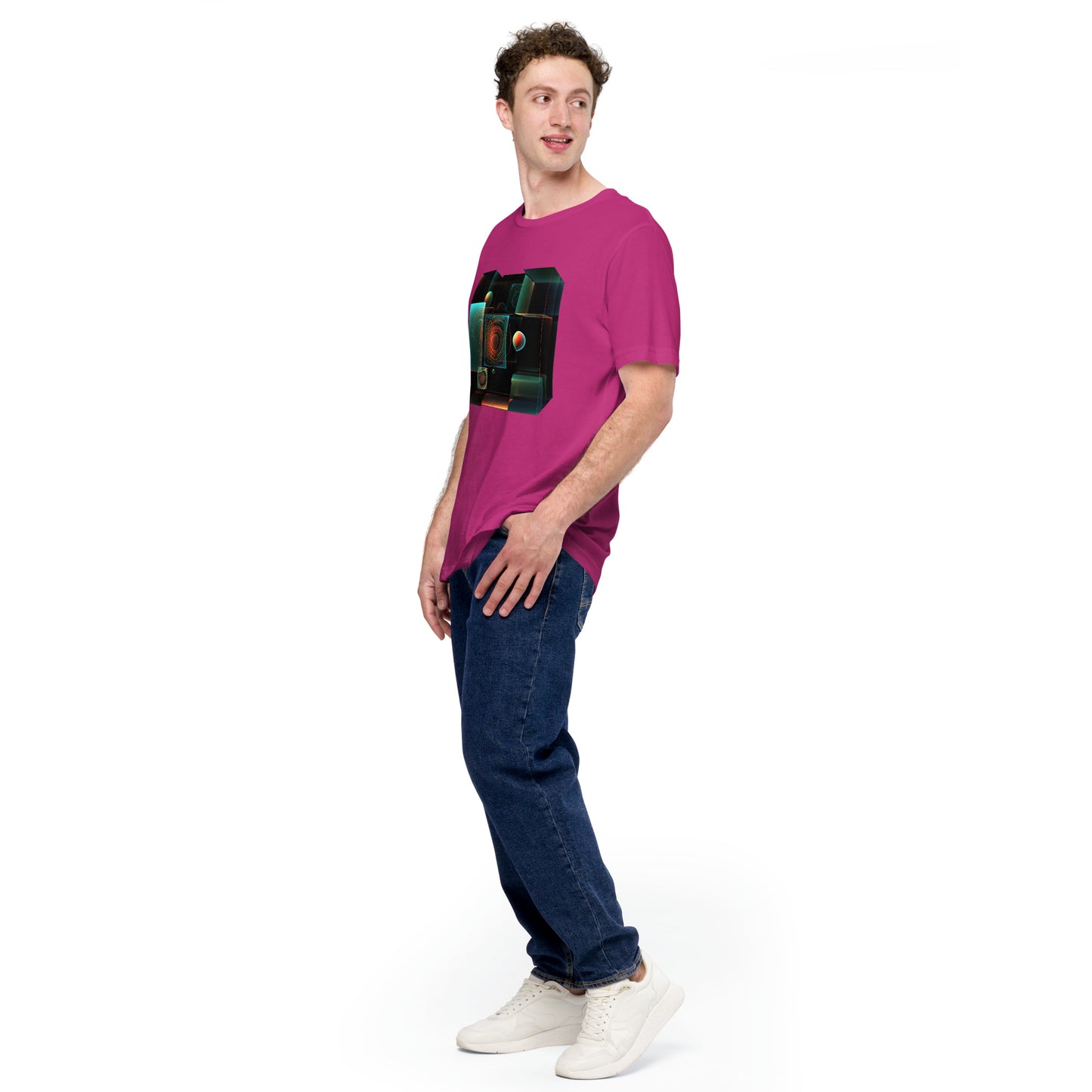 Geometric Cube Unisex t-shirt | Geometric Cube Design for the Modern Enthusiast