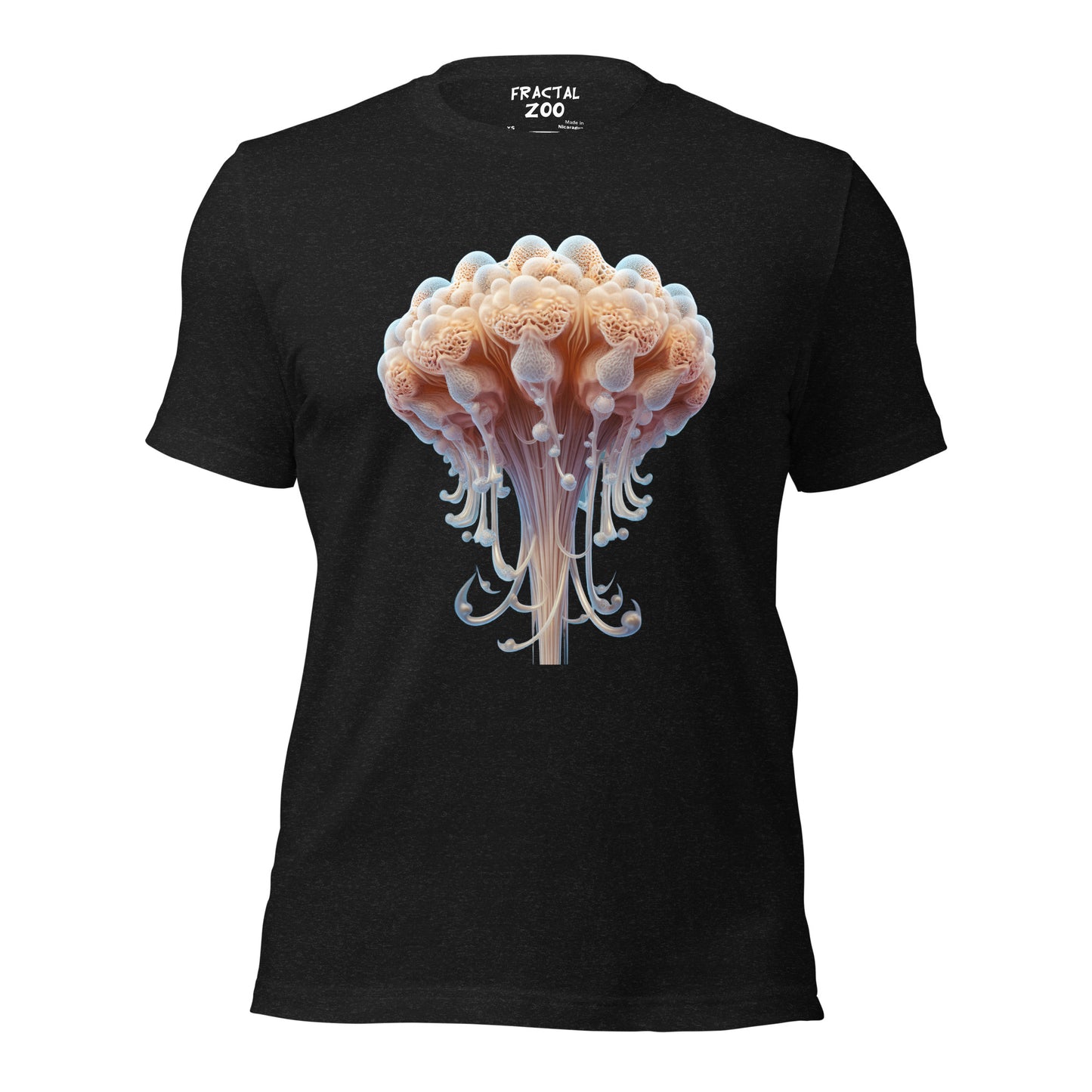 Fractal Marine Jellyfish Unisex T-Shirt | Dive into Oceanic Wonder