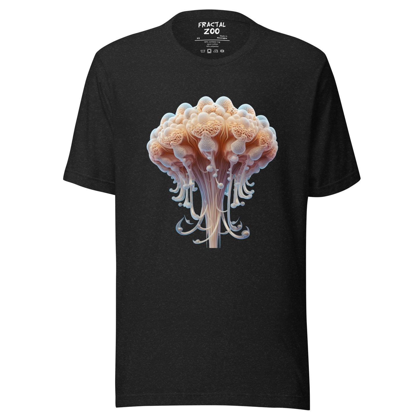 Fractal Marine Jellyfish Unisex T-Shirt | Dive into Oceanic Wonder