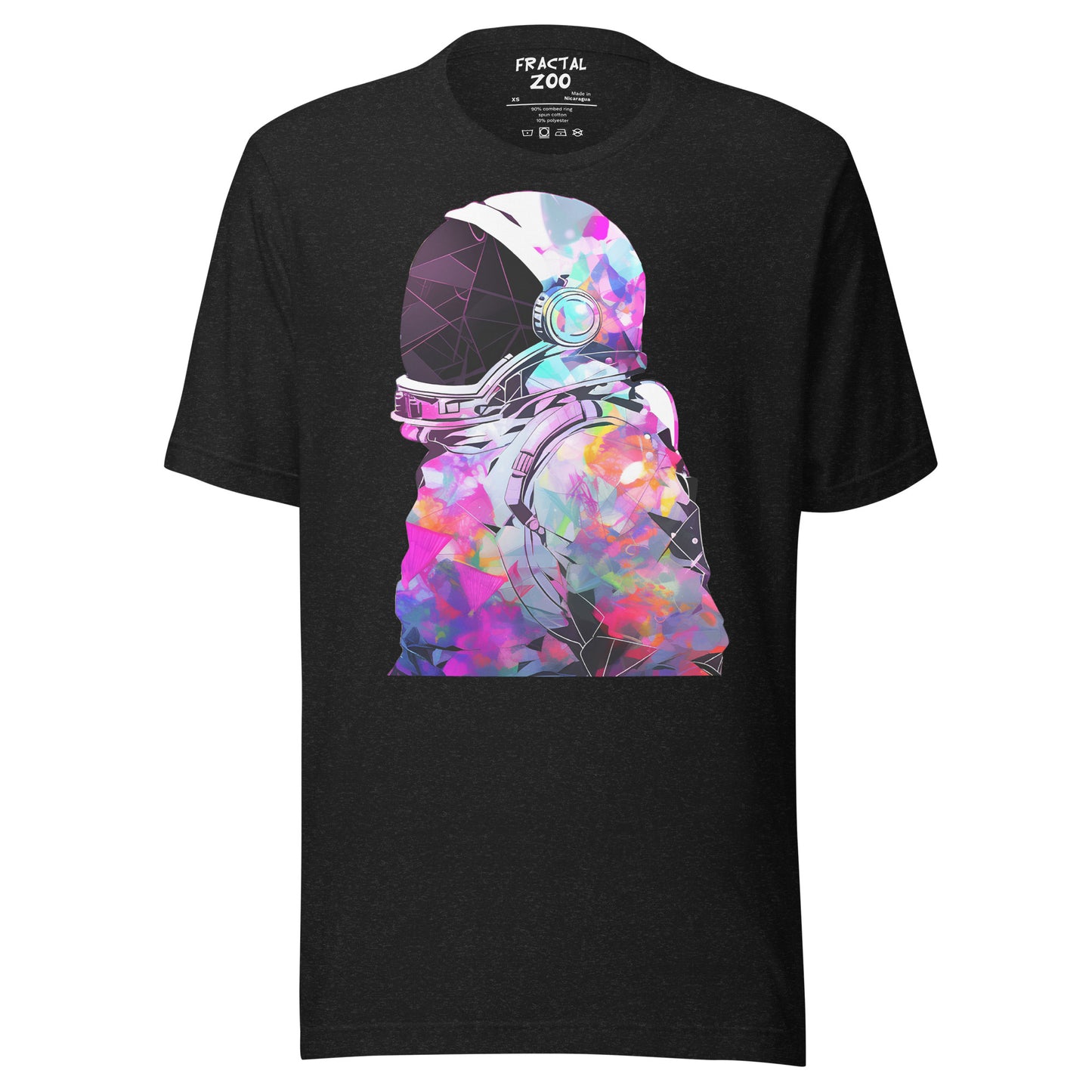 Unveil the Wonders of Space and Artistry with Fractalnaut Astronaut Unisex T-Shirt