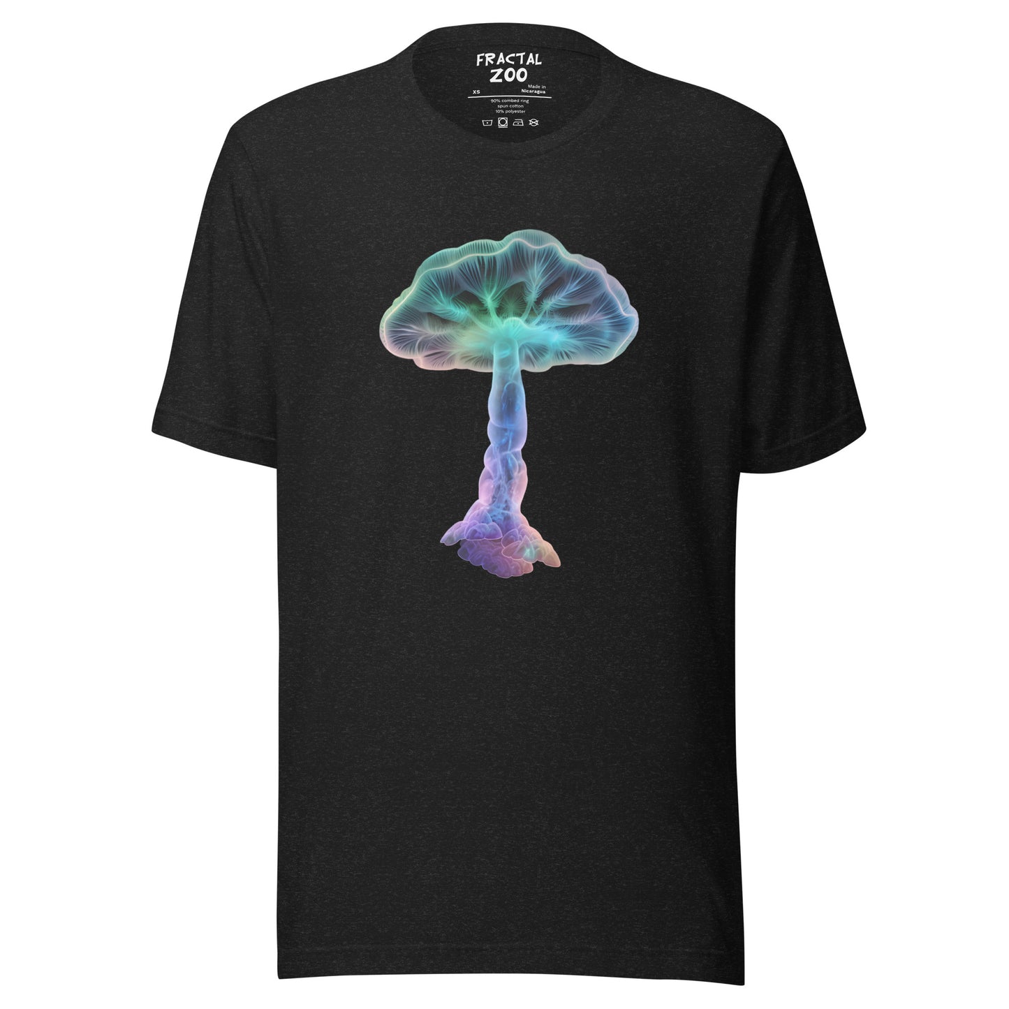 Glowing Fungi t-shirt | Eco-Conscious Fashion with Magical Mushrooms