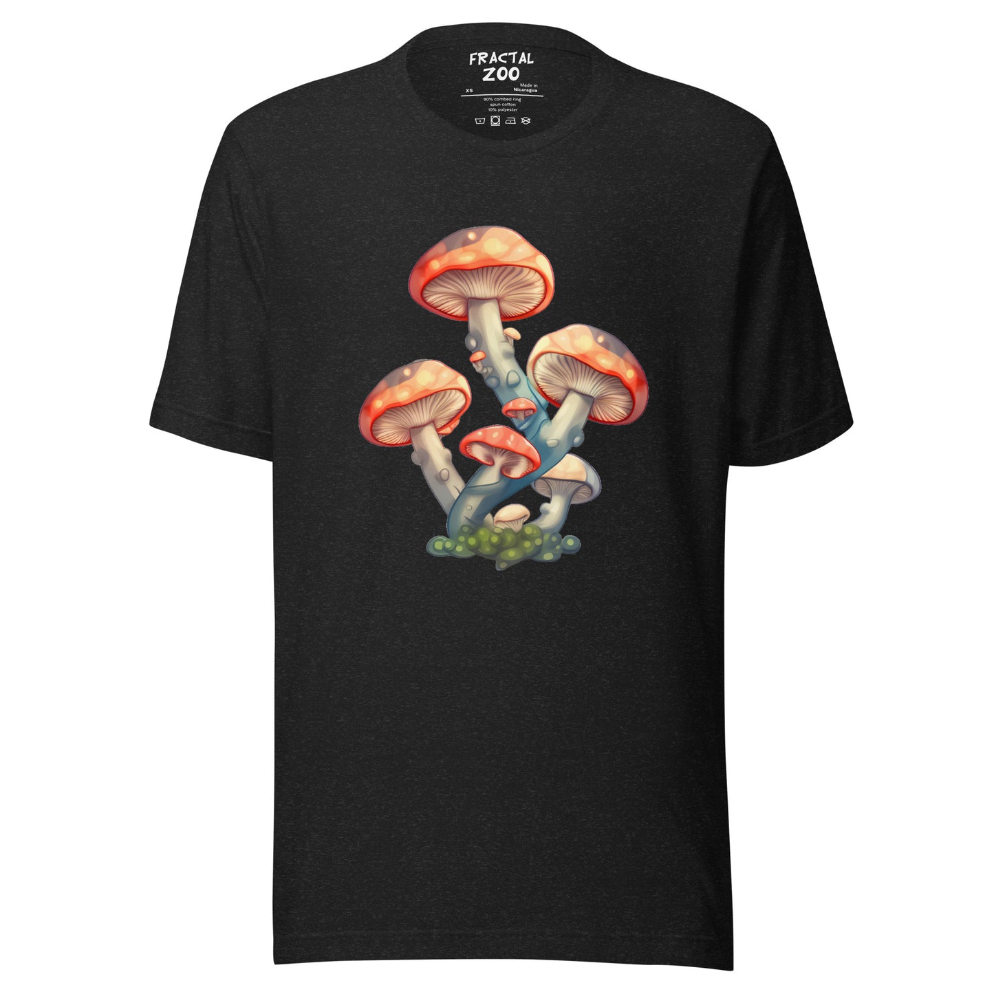 Fungal Haven T-Shirt | Embrace Nature's Magic with Our Premium Mushroom Patch Design