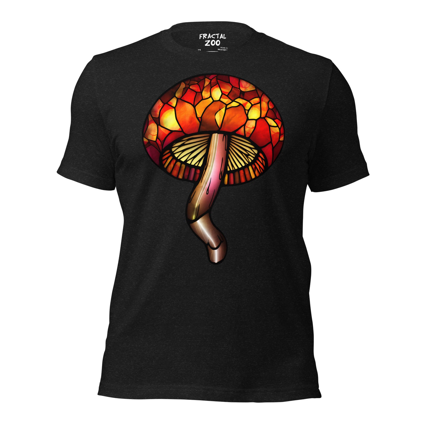 Stained-Glass Mushroom Unisex t-shirt | Celebrate Creativity and Nature