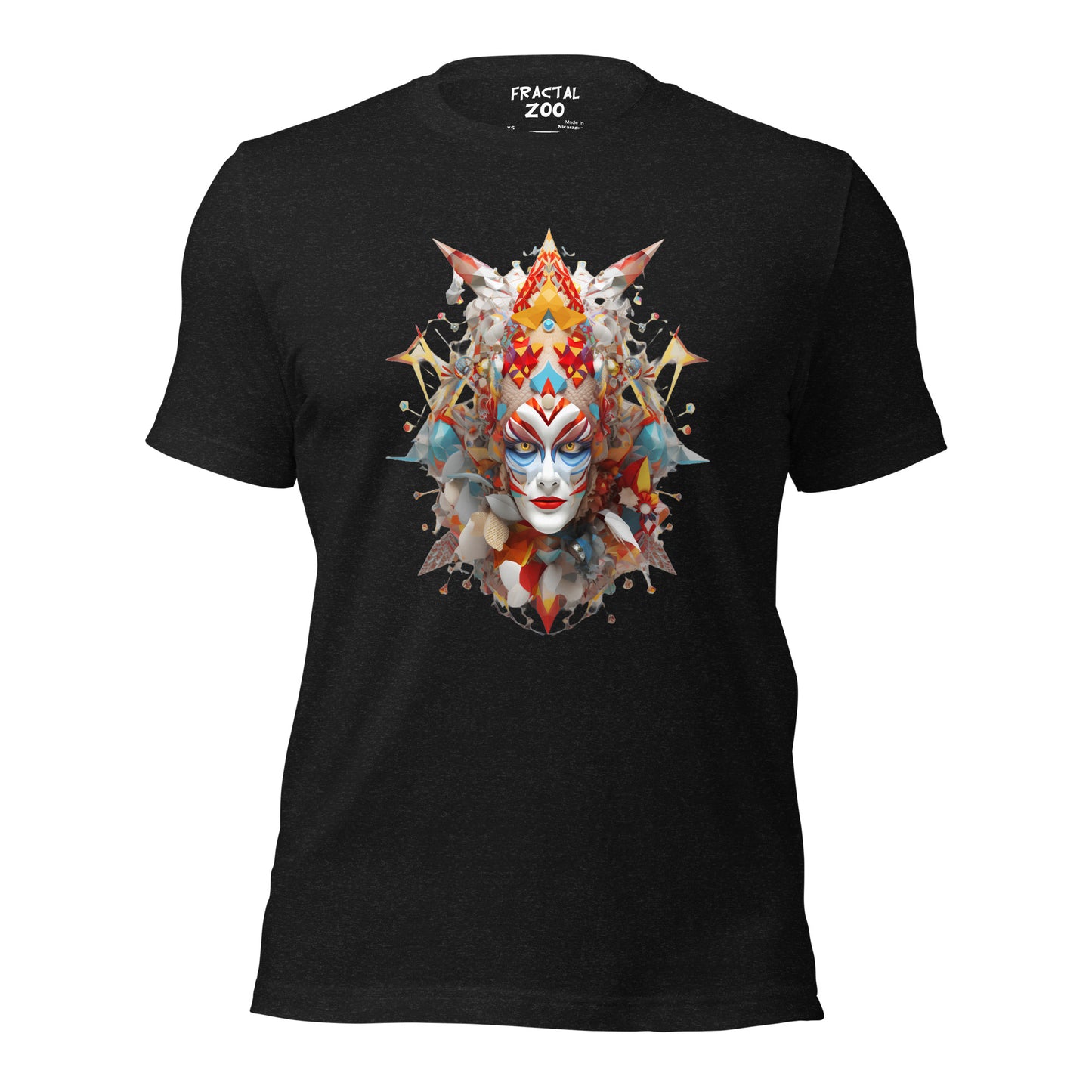 Radiate Festival Vibes with Psychedelic Carnival Unisex Tee | Carnival Art