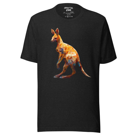 Elevate Your Style with Fractal Kangaroo Serenity t-shirt | A Tribute to Nature's Grace