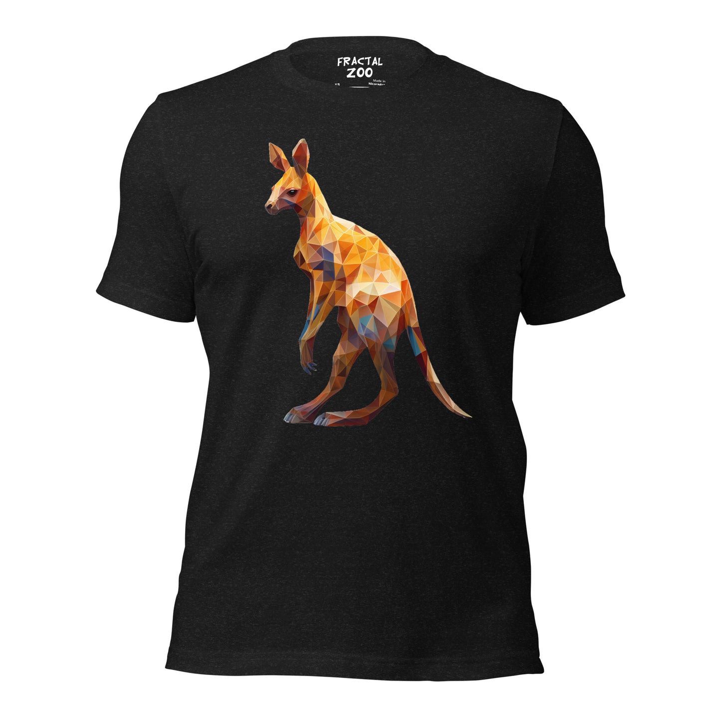 Elevate Your Style with Fractal Kangaroo Serenity t-shirt | A Tribute to Nature's Grace