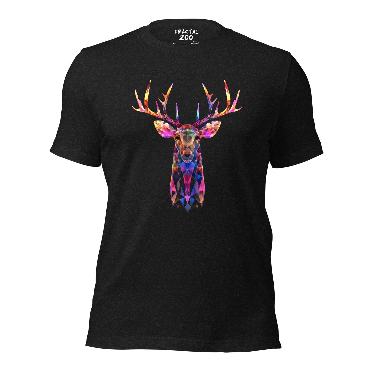 Fractal Deer Buck Unisex t-shirt | Unveil the Fusion of Nature