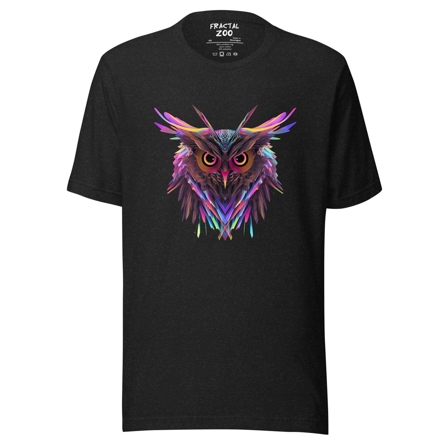 Psychedelic Owl Tee | Wearable Art for the Mind-Bending Experience