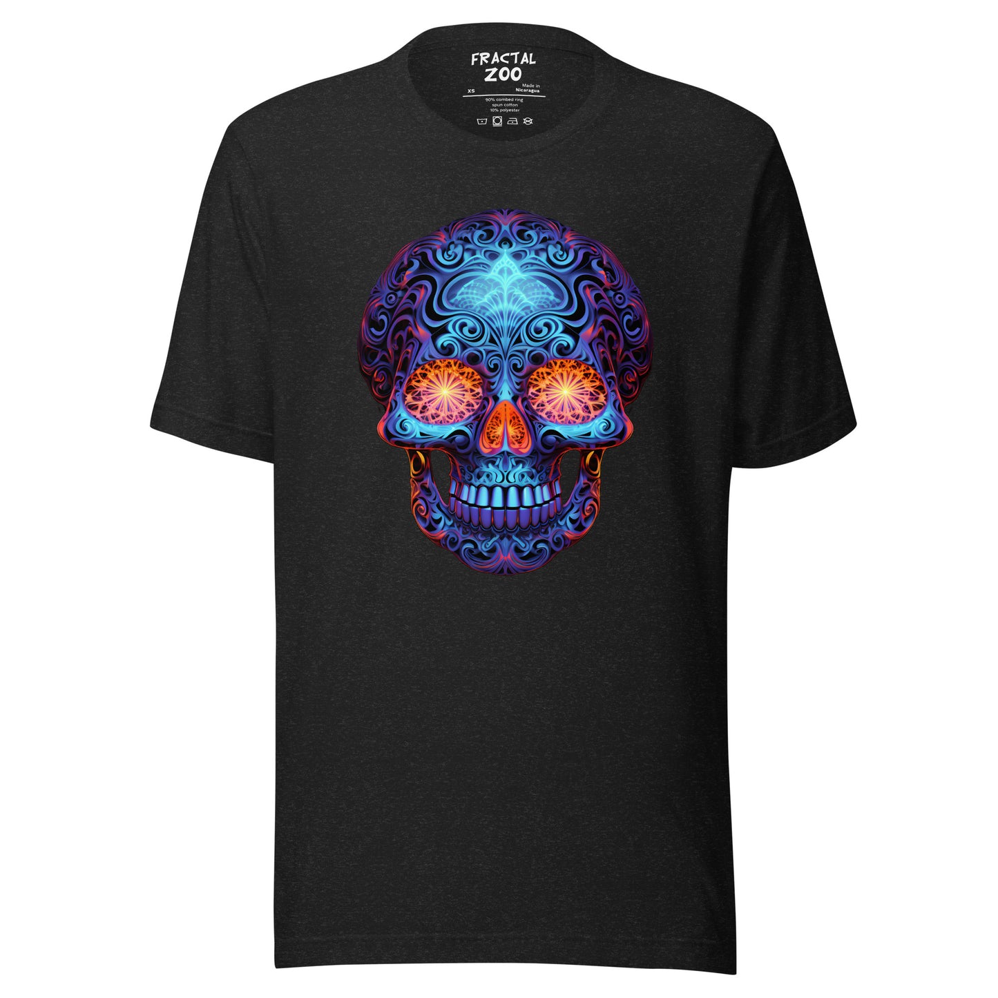 Sapphire Gaze Skull Unisex t-shirt | Comfy and visually captivating feel