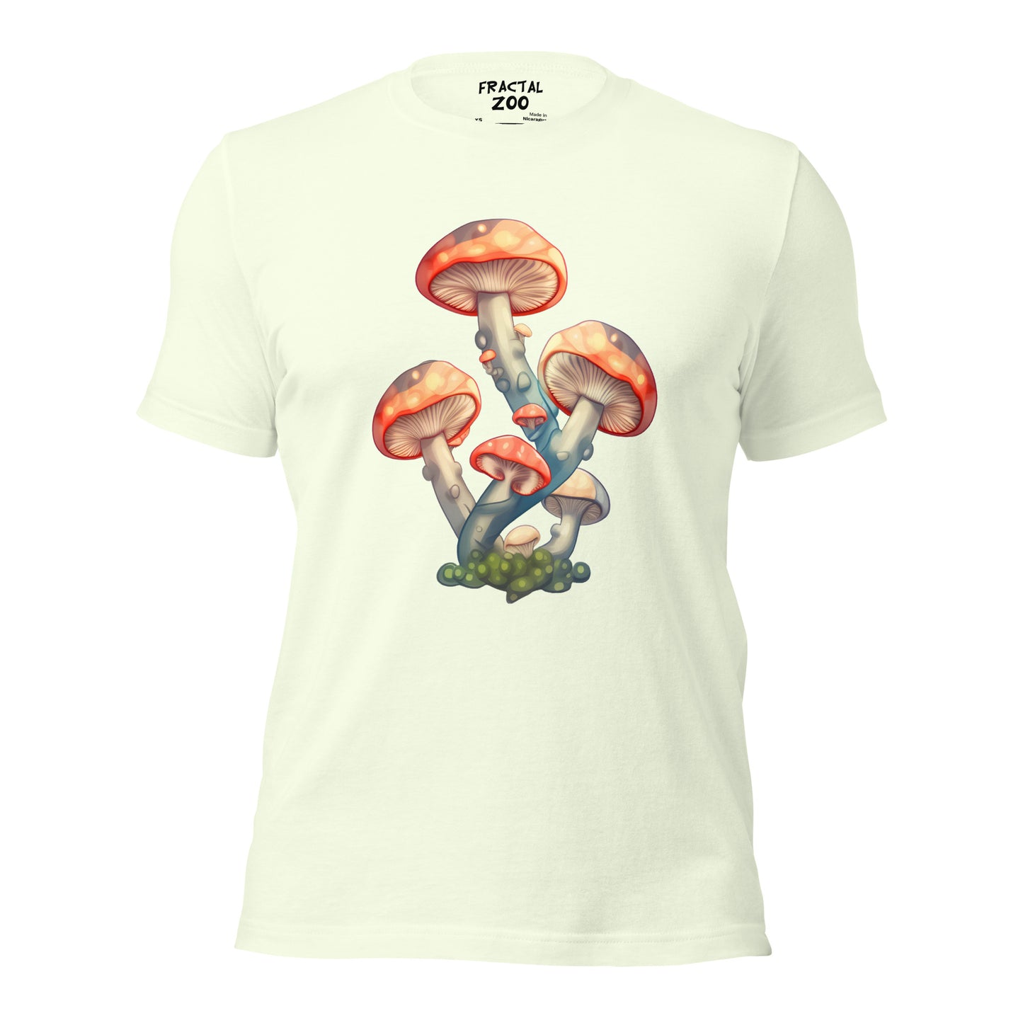 Fungal Haven T-Shirt | Embrace Nature's Magic with Our Premium Mushroom Patch Design