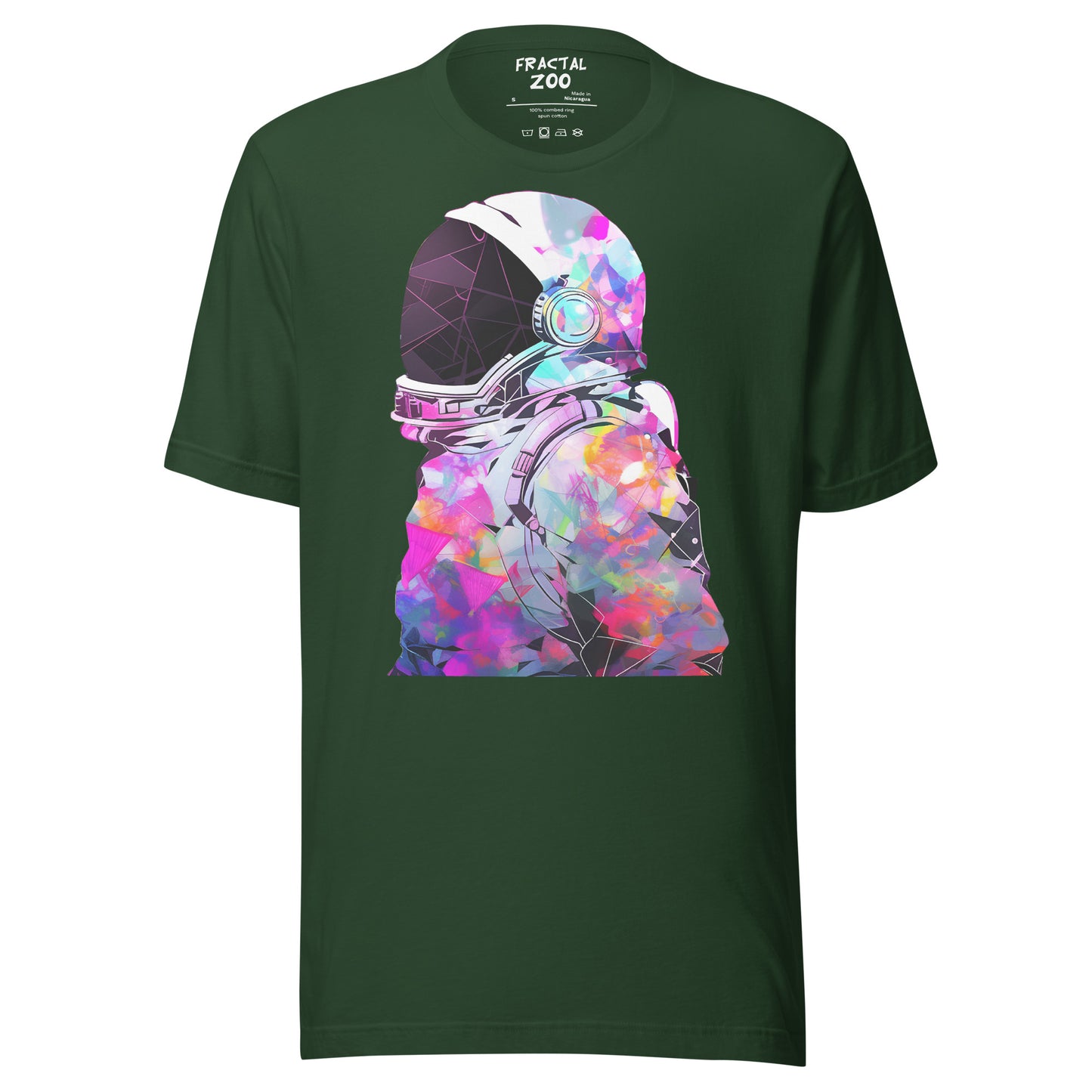 Unveil the Wonders of Space and Artistry with Fractalnaut Astronaut Unisex T-Shirt