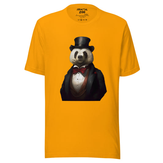 Panda Elegance Unisex t-shirt | Eco-Friendly Elegance with Artistic Design