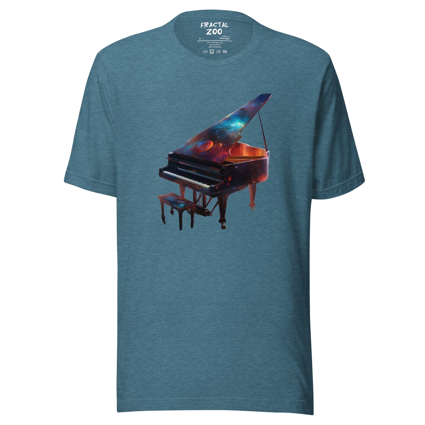 Psychedelic Piano Unisex T-shirt | Wear a piece of musical art