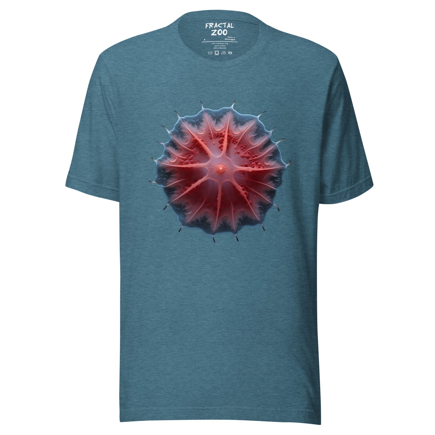 Fractal Enigma Dinoflagellate  Unisex T-Shirt | Explore Mesmerizing Art & Science Fusion