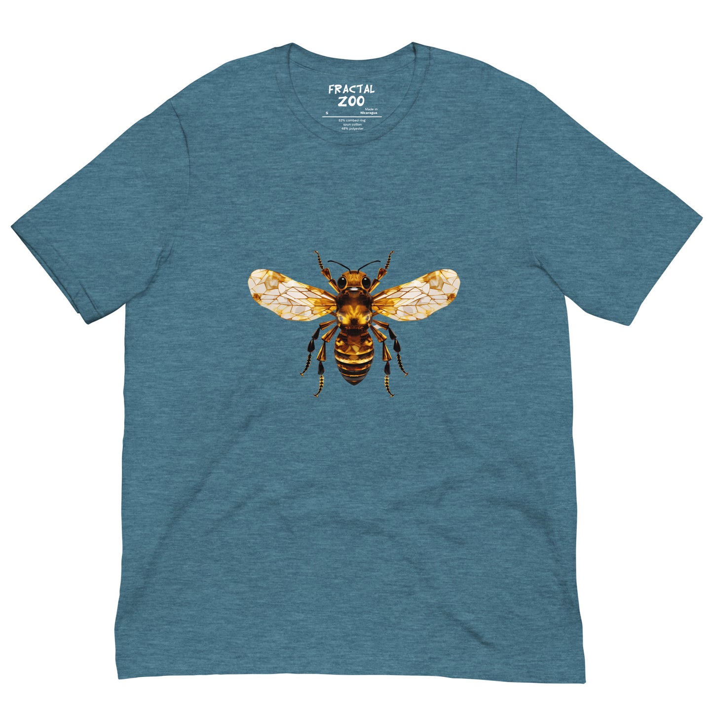 Fractal Bee  Unisex T-Shirt | Celebrate Art and Nature in Style