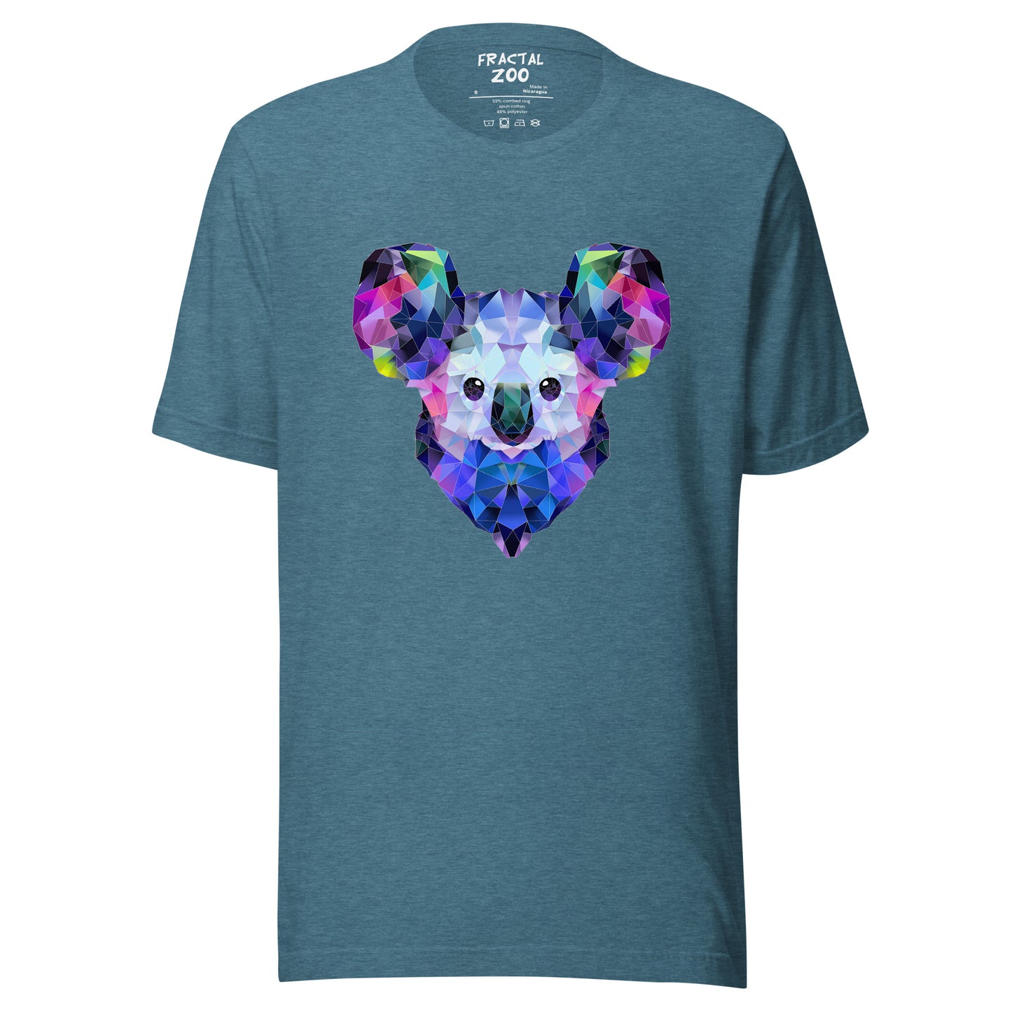 Fractal Koala Unisex t-shirt | Artistic Expression Meets Comfort