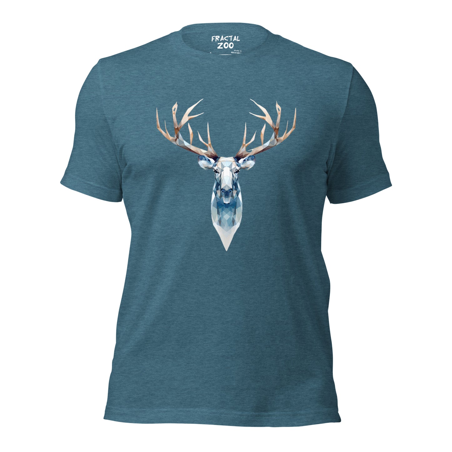 Moose Buck Fractal Unisex t-shirt | Express Your Love for Wildlife