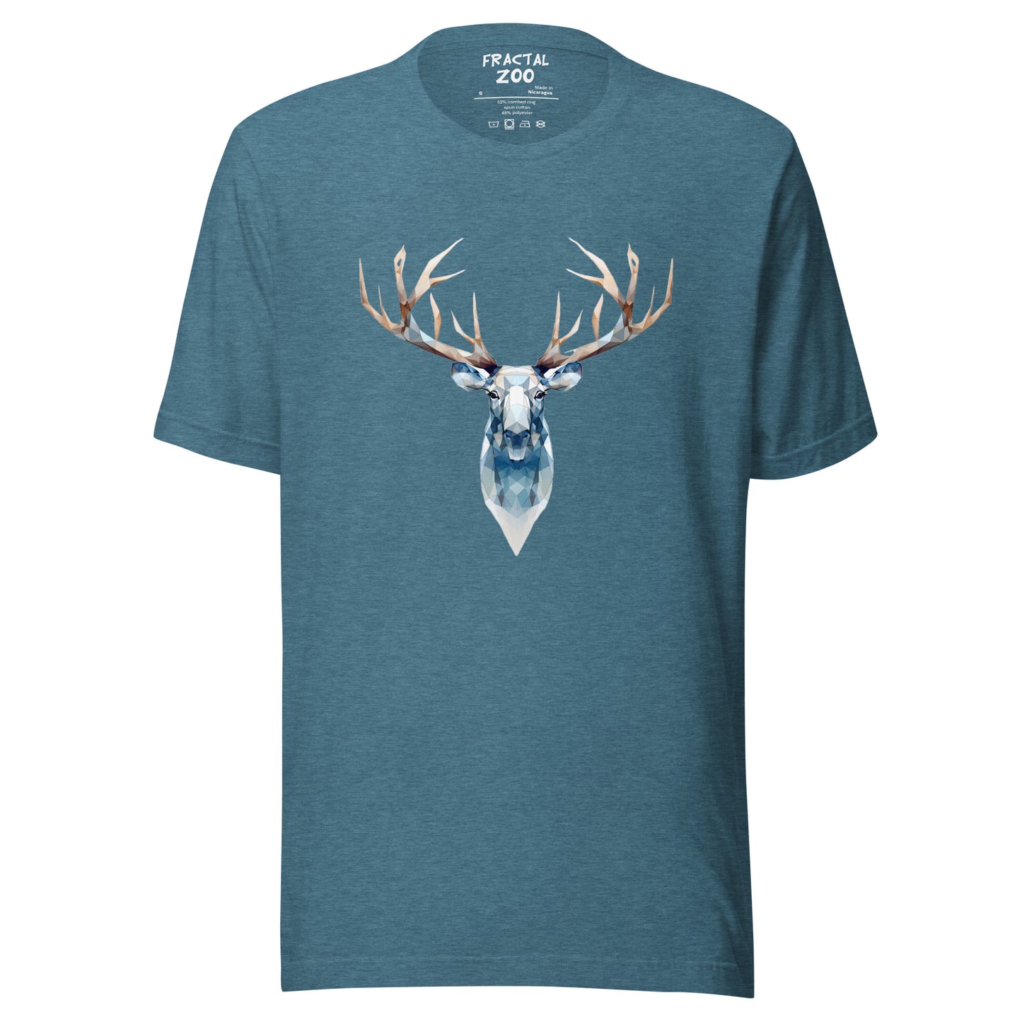 Moose Buck Fractal Unisex t-shirt | Express Your Love for Wildlife