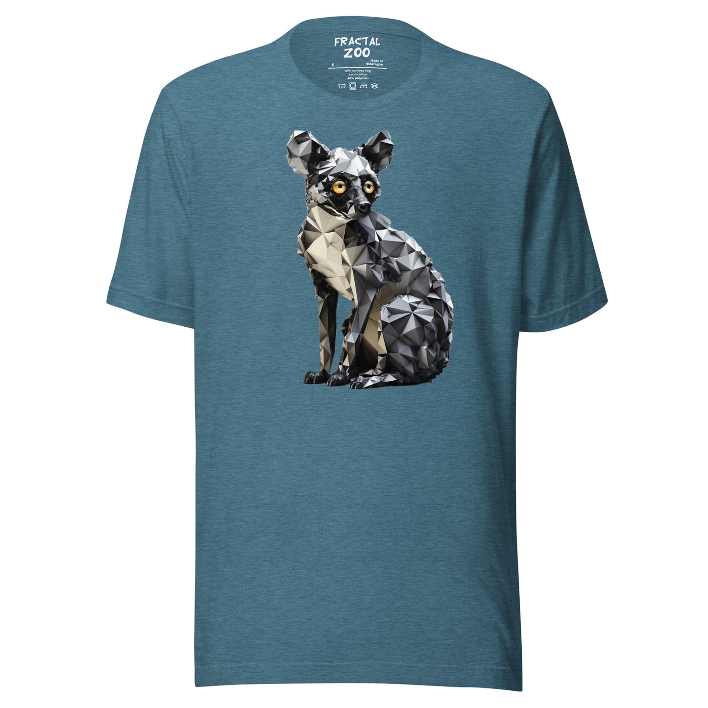 Make a Statement with Geometric Lemur T-Shirts | Eco-Friendly Fashion Choice