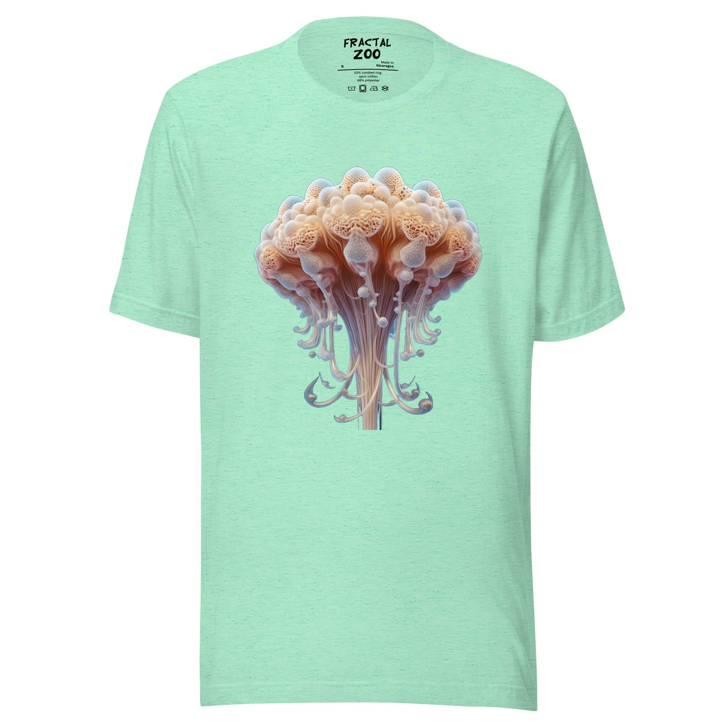 Fractal Marine Jellyfish Unisex T-Shirt | Dive into Oceanic Wonder