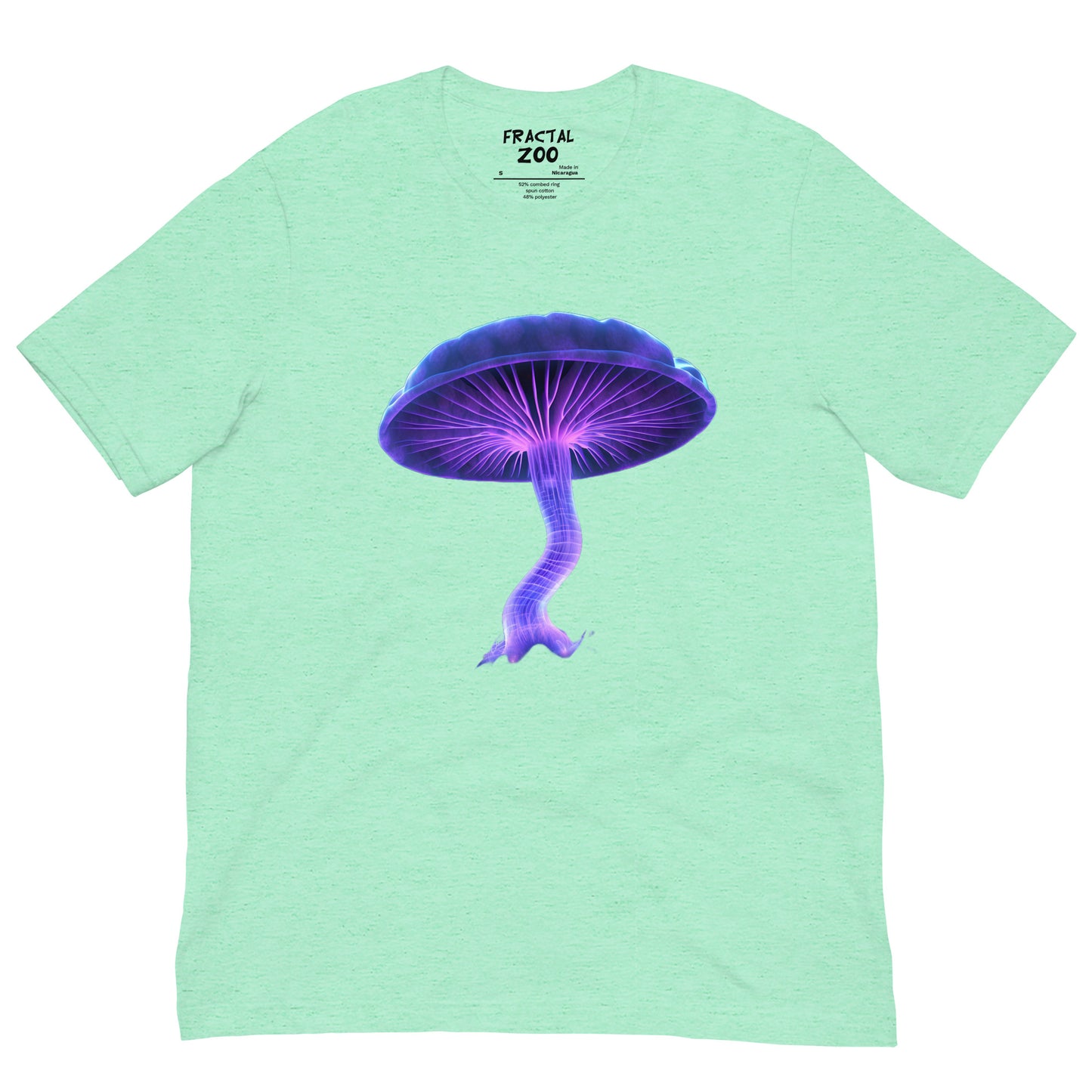 Embrace Radiant Inspiration with the Glowing Fungal Marvel T-Shirt