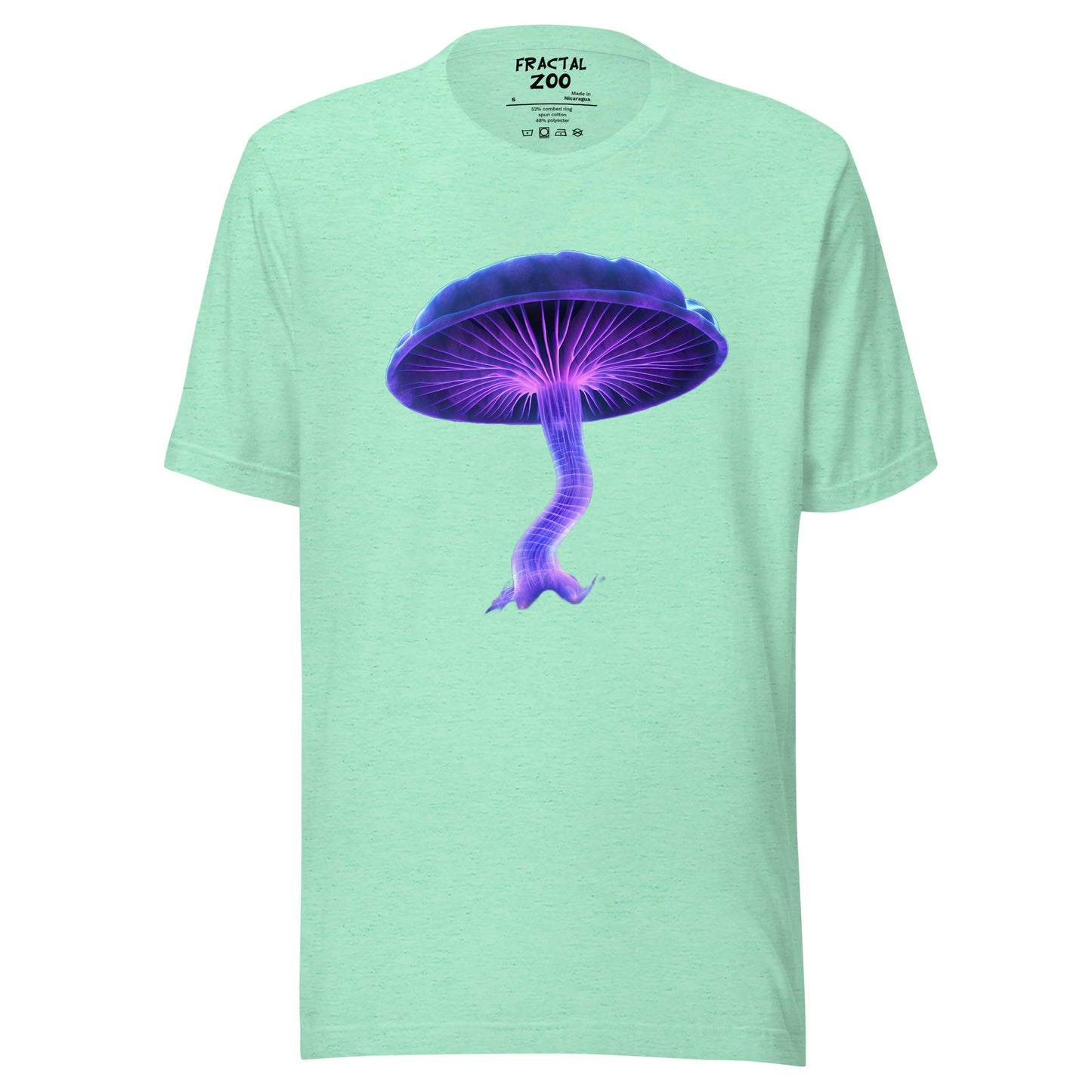 Embrace Radiant Inspiration with the Glowing Fungal Marvel T-Shirt