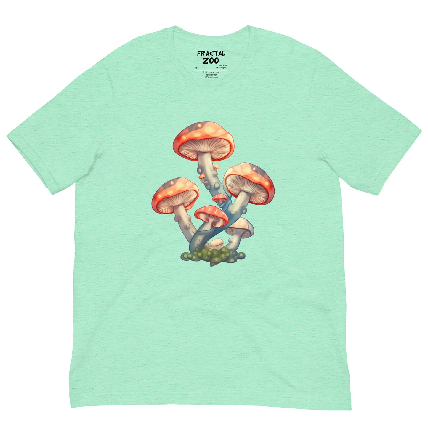 Fungal Haven T-Shirt | Embrace Nature's Magic with Our Premium Mushroom Patch Design