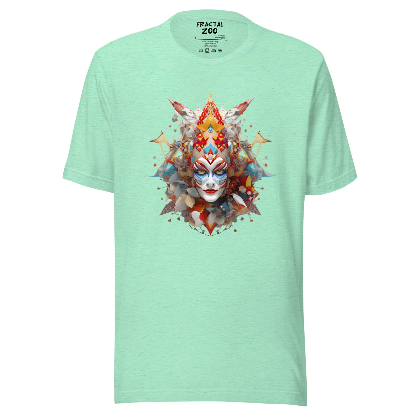 Radiate Festival Vibes with Psychedelic Carnival Unisex Tee | Carnival Art