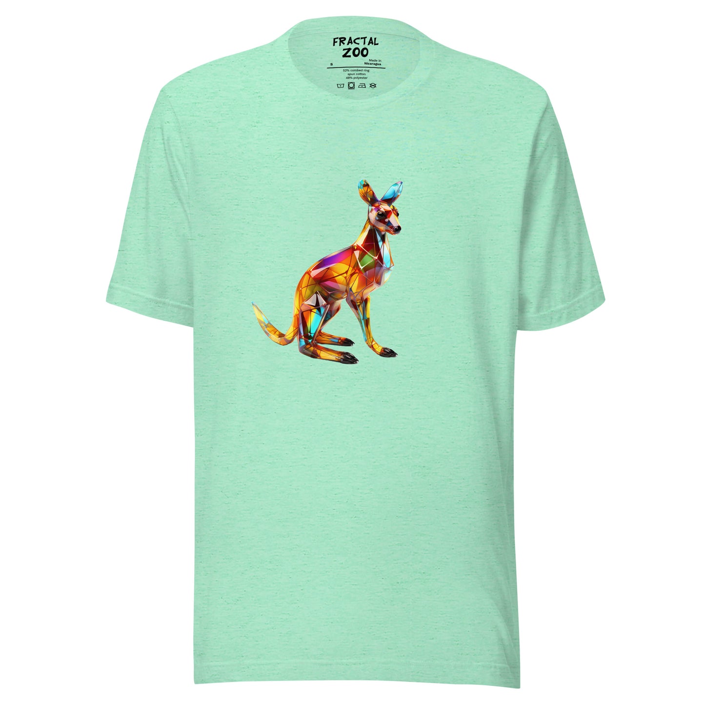 Fractal Geometry Kangaroo T-Shirt | Your Symbol of Artistic Precision