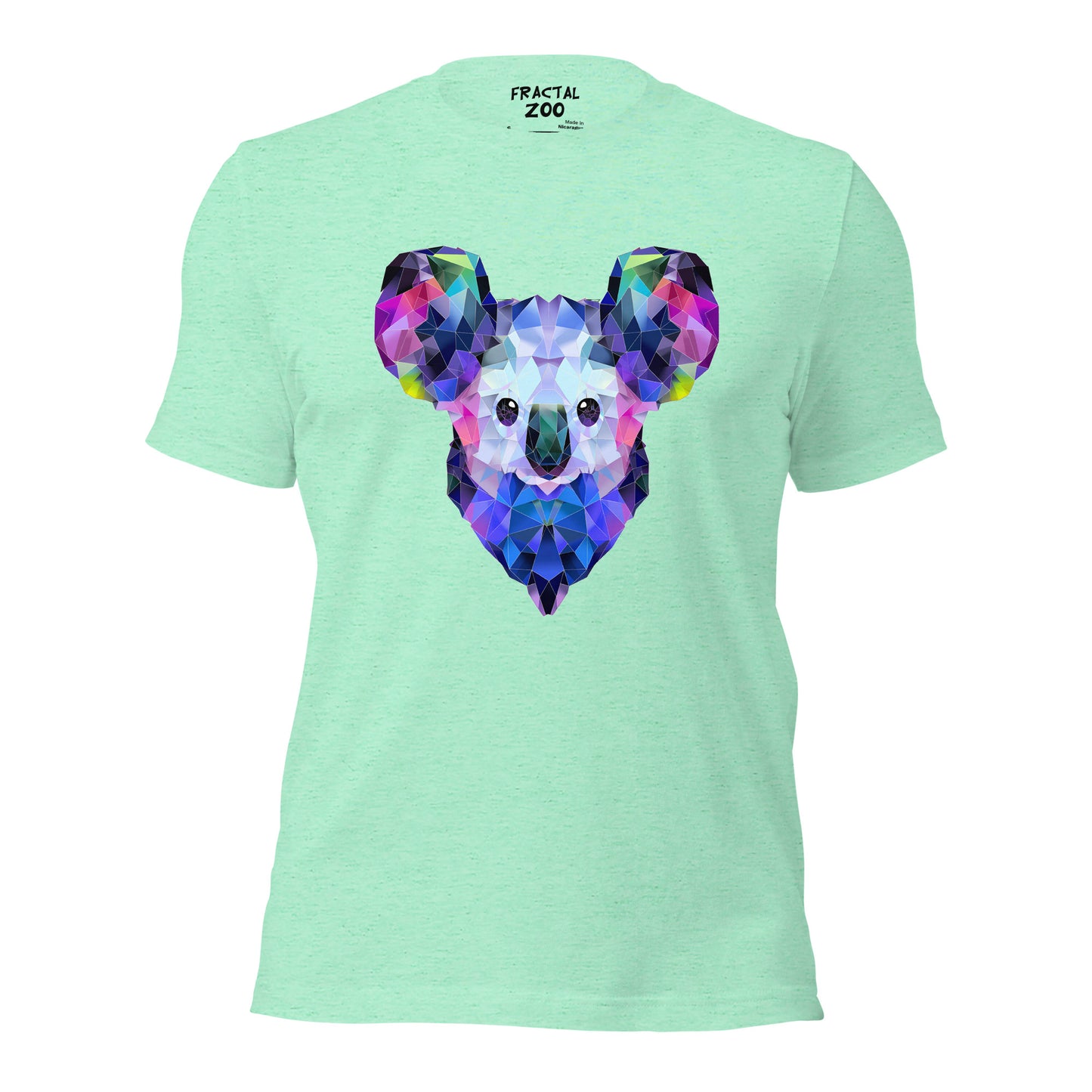 Fractal Koala Unisex t-shirt | Artistic Expression Meets Comfort