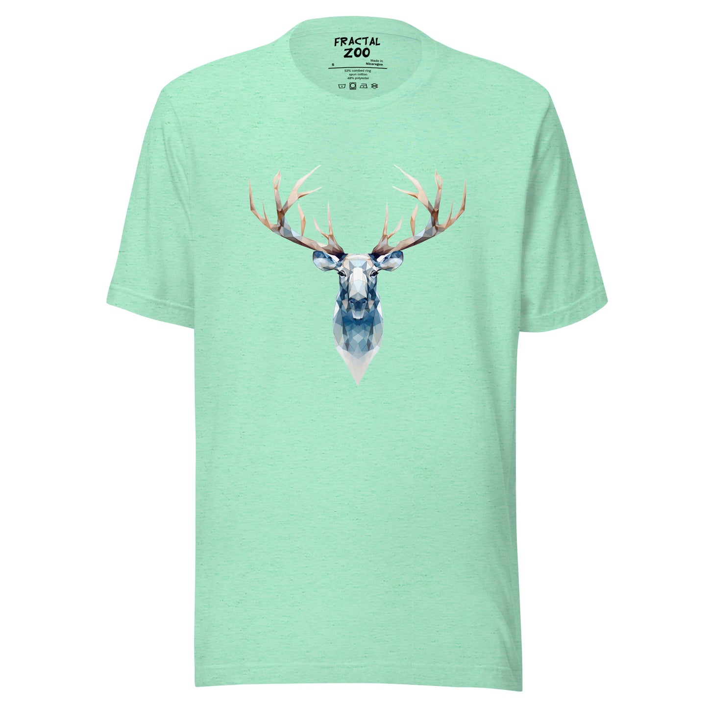 Moose Buck Fractal Unisex t-shirt | Express Your Love for Wildlife