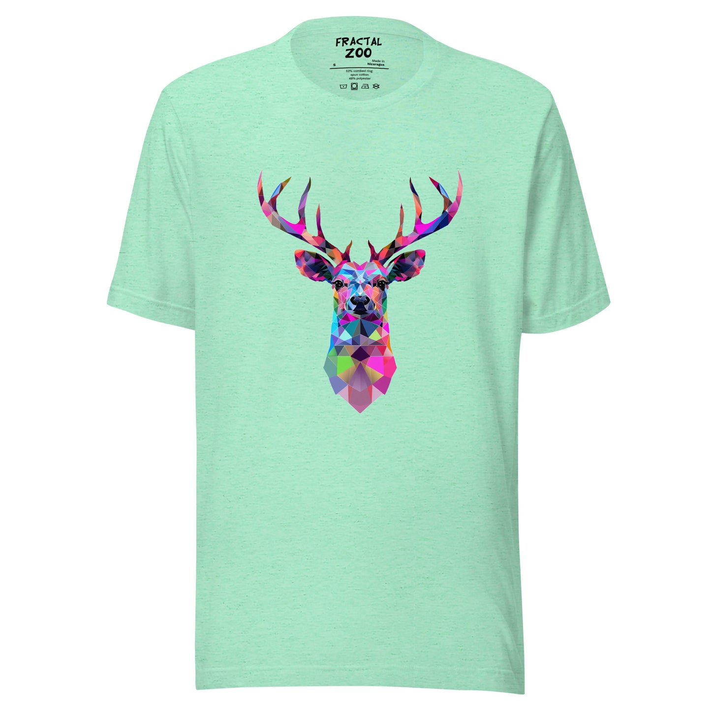 Eco-Friendly Fractal Buck T-Shirts | Nature-Inspired Fashion from Fractal Zoo