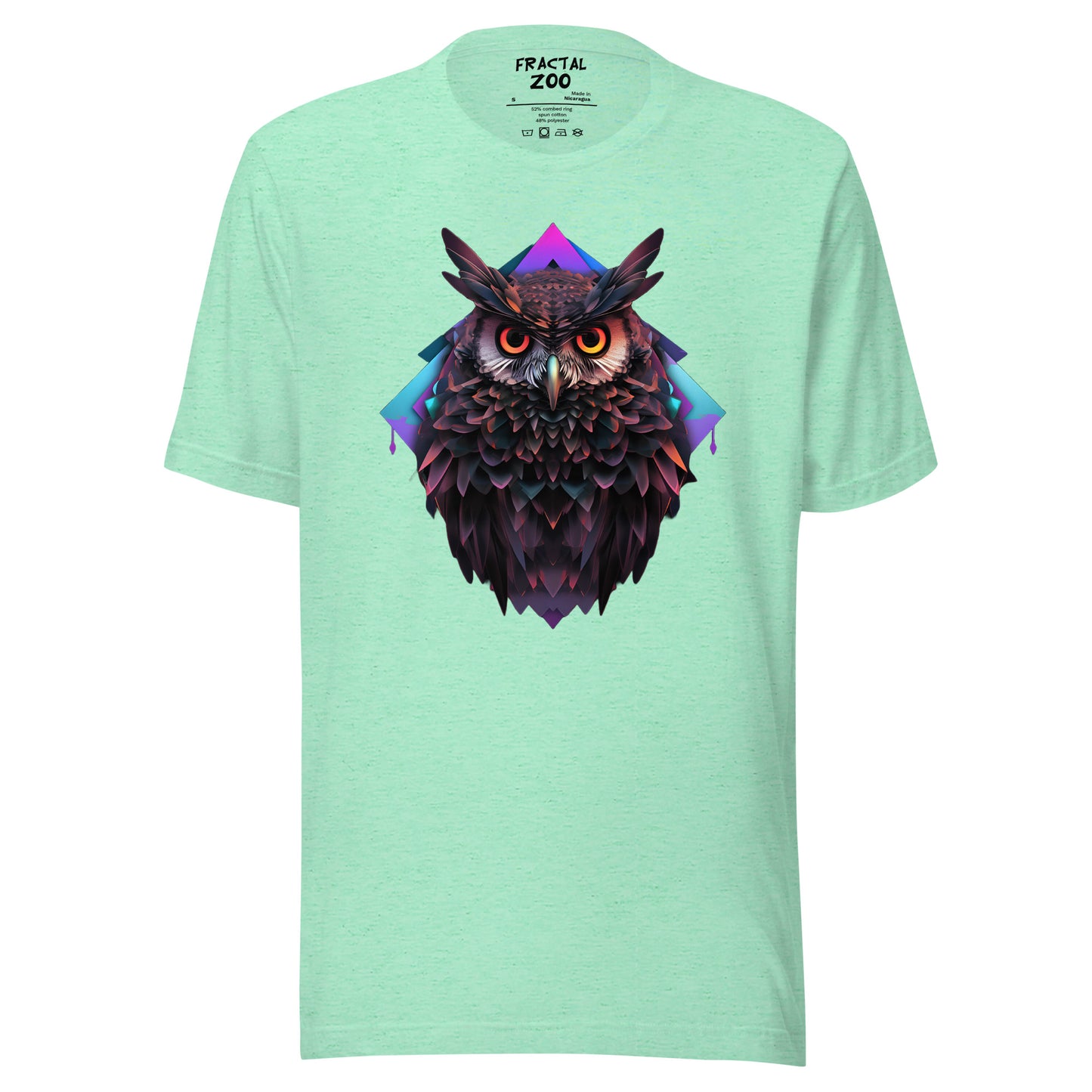 Geometric Owl Unisex t-shirt | A Blend of Artistry and Science in Fashion