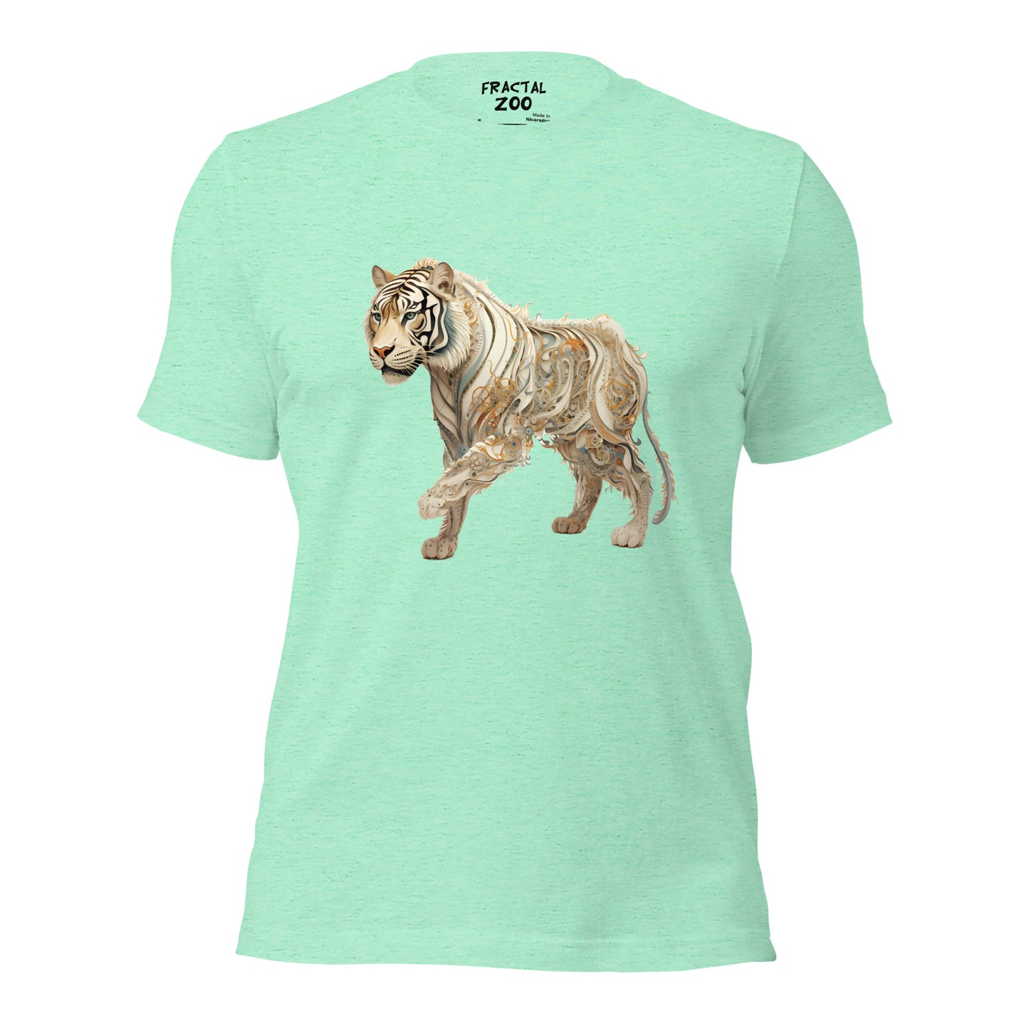 Tiger Techscape Tee | A Fusion of Elegance and Fierceness