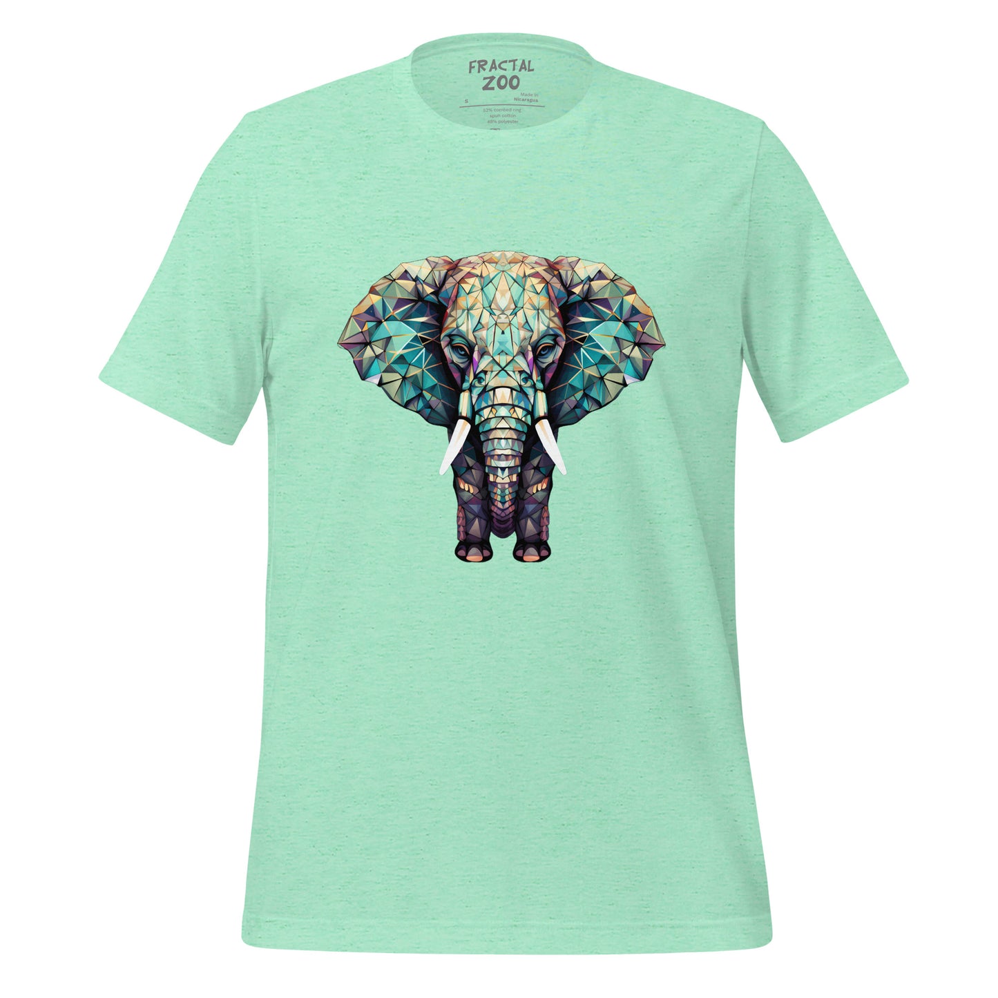 Unique Fractal Pachyderm Tee | Wear Art, Support Sustainability