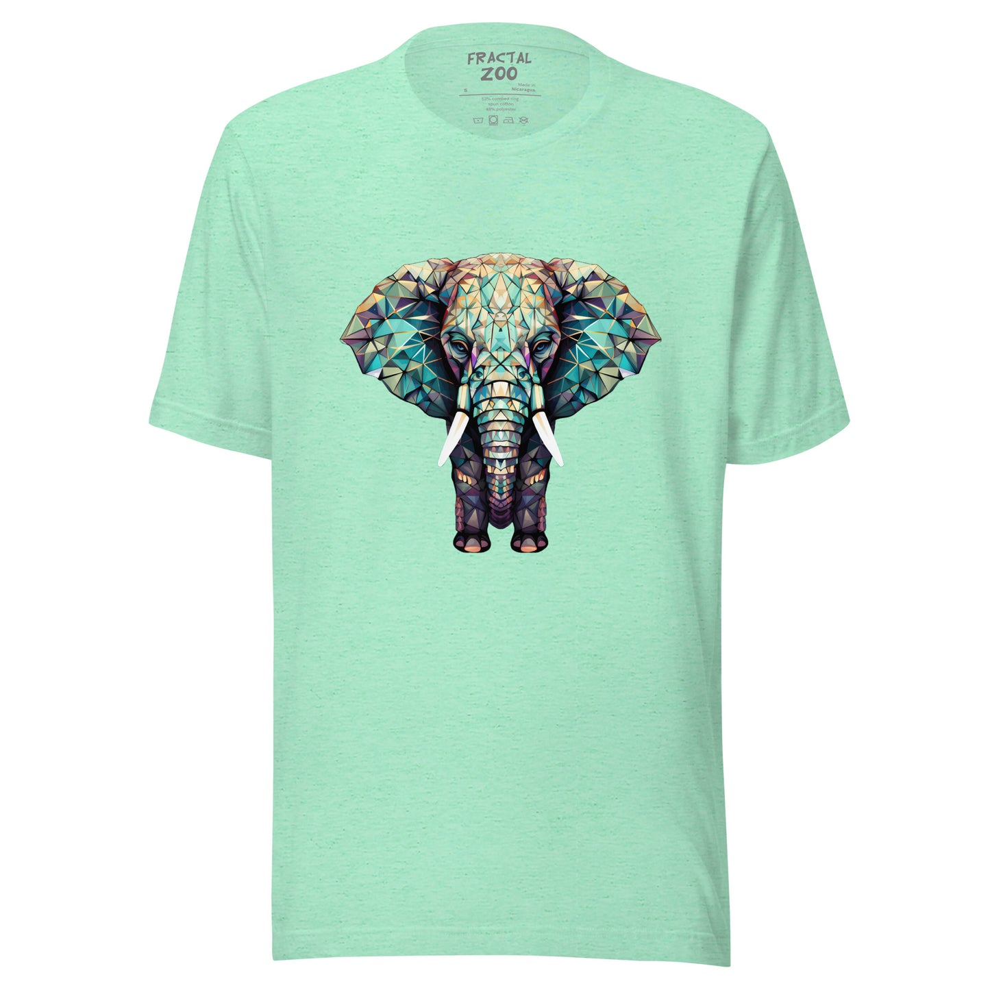 Unique Fractal Pachyderm Tee | Wear Art, Support Sustainability