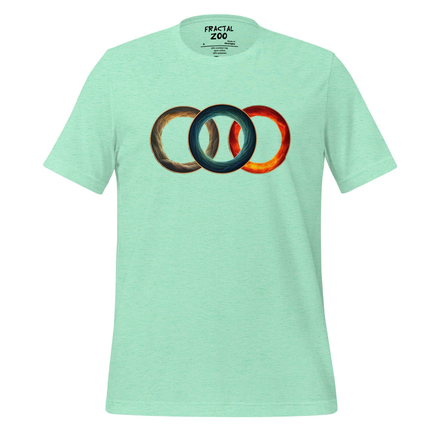 Elemental Rings T-Shirt | Make a Statement with Elemental Fusion