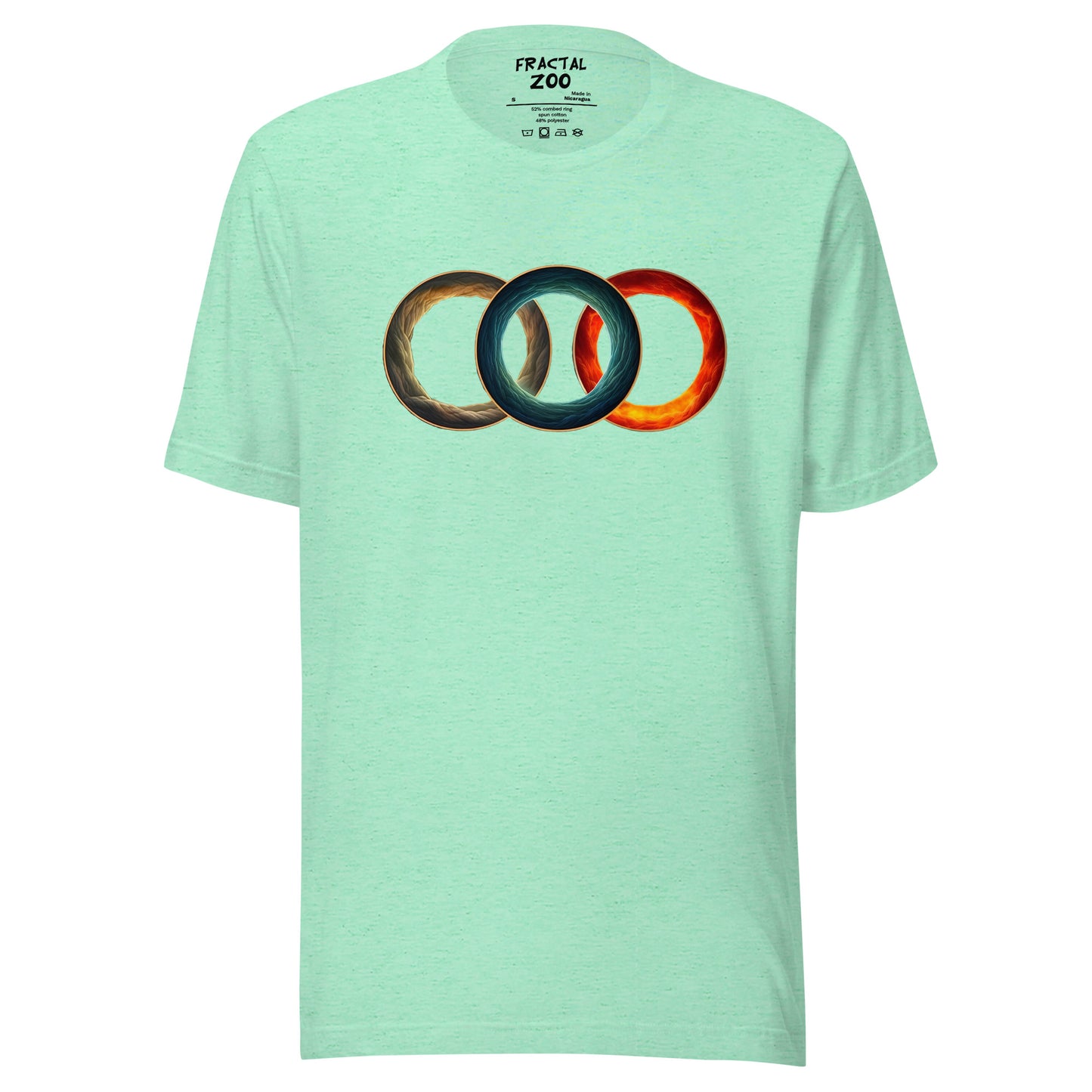 Elemental Rings T-Shirt | Make a Statement with Elemental Fusion