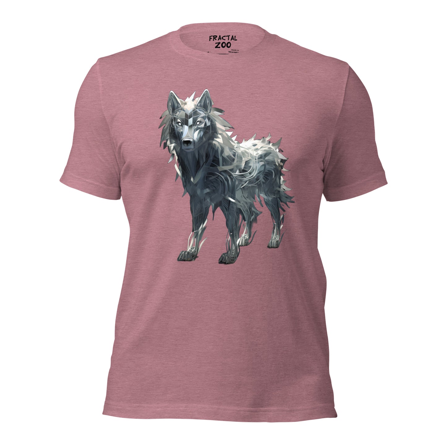 Fractal Canis Unisex t-shirt | Where Art Meets the Wild in Eco-Conscious Fashion