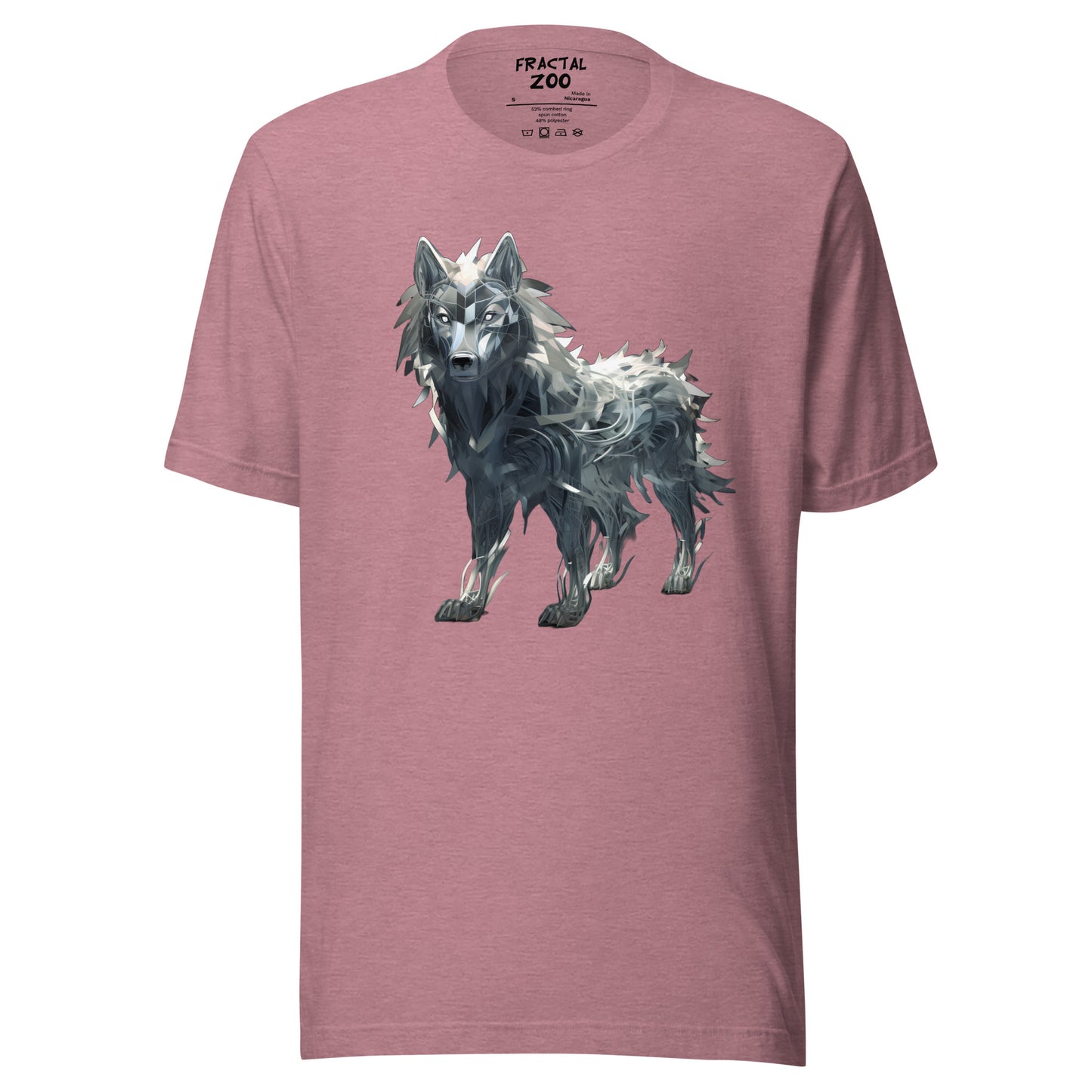 Fractal Canis Unisex t-shirt | Where Art Meets the Wild in Eco-Conscious Fashion