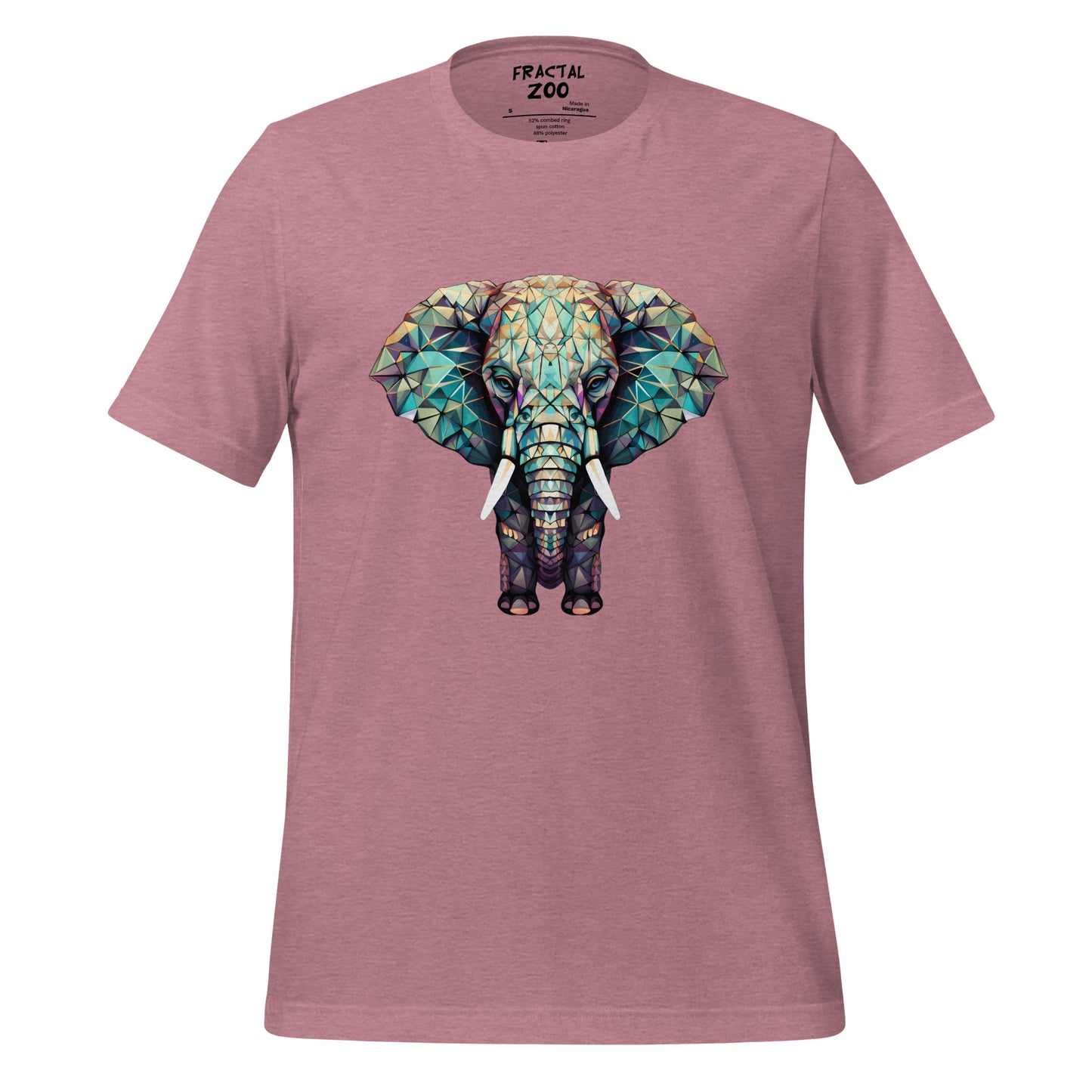 Unique Fractal Pachyderm Tee | Wear Art, Support Sustainability