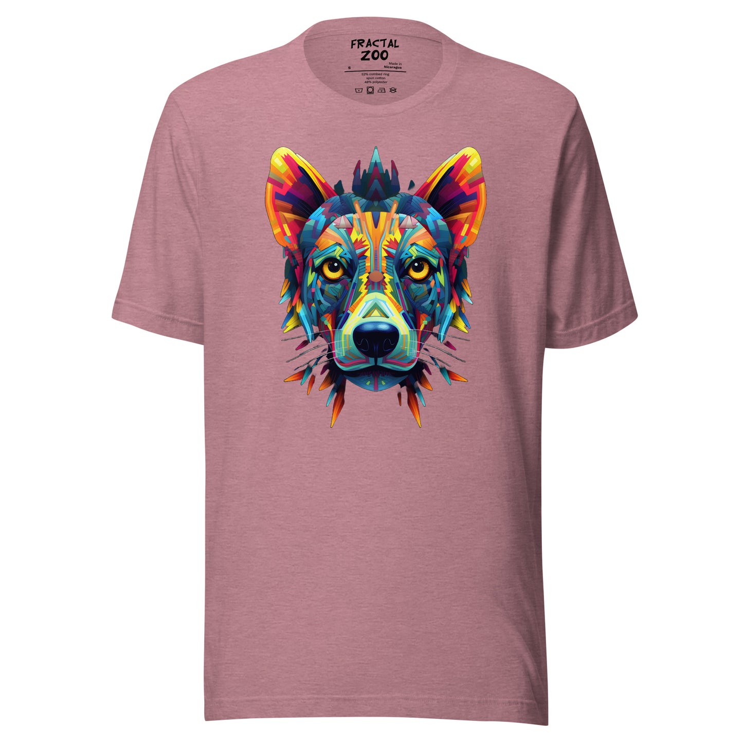 Cosmic Kaleidocanine - Stellar Fractal Dog T-Shirt for Festivals Unisex t-shirt