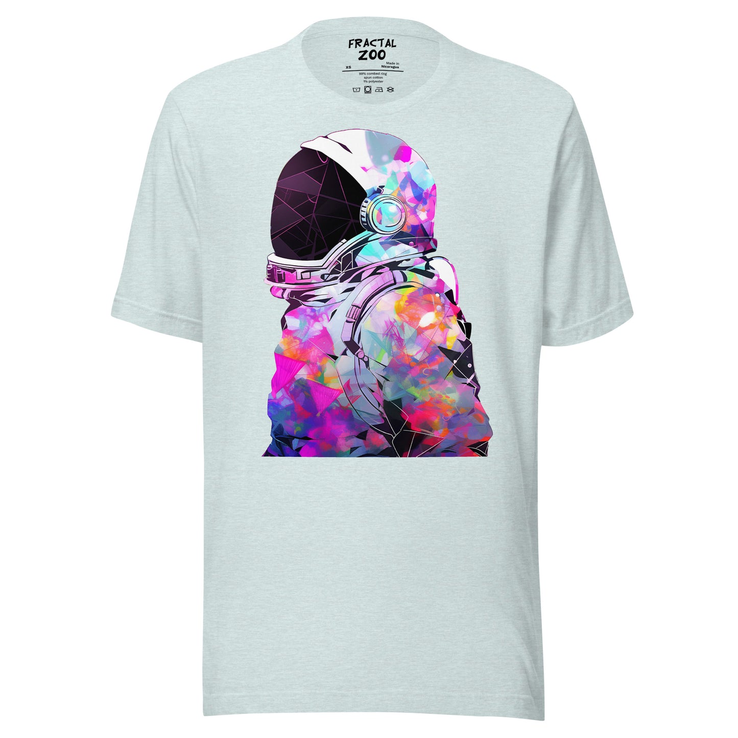 Unveil the Wonders of Space and Artistry with Fractalnaut Astronaut Unisex T-Shirt