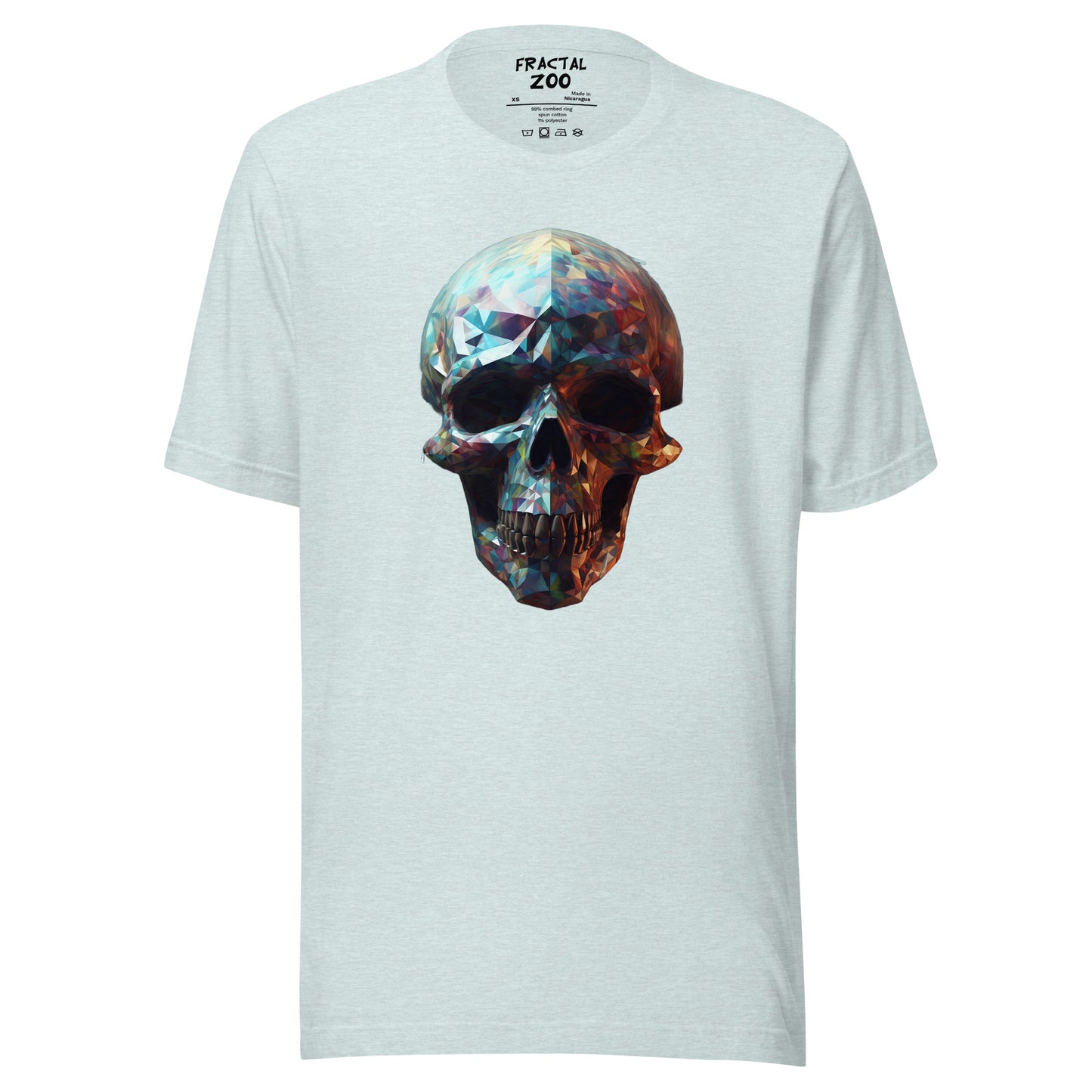 Express Your Individuality with Fractal Geometry Skull Unisex t-shirt