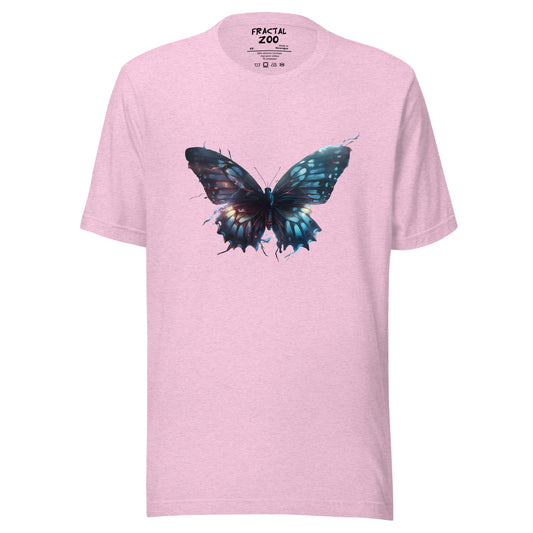 Electro-Flutter Lightning Butterfly Unisex t-shirt | Eco-Friendly Festival Fashion Statement