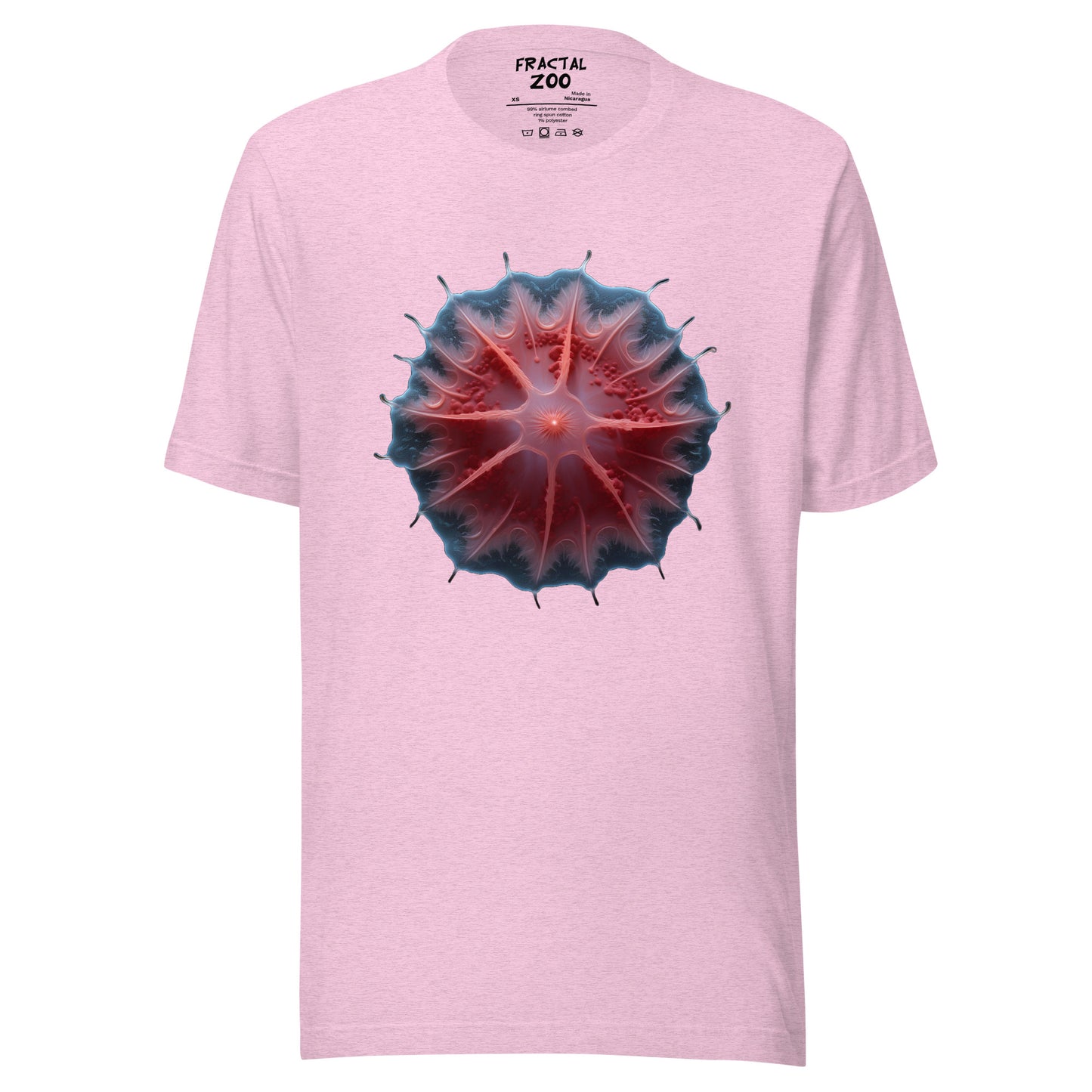 Fractal Enigma Dinoflagellate  Unisex T-Shirt | Explore Mesmerizing Art & Science Fusion