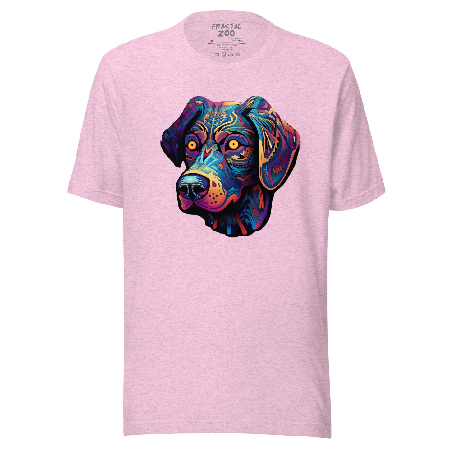 Psychedelic Pooch - Trippy Canine T-Shirt for Party Enthusiasts